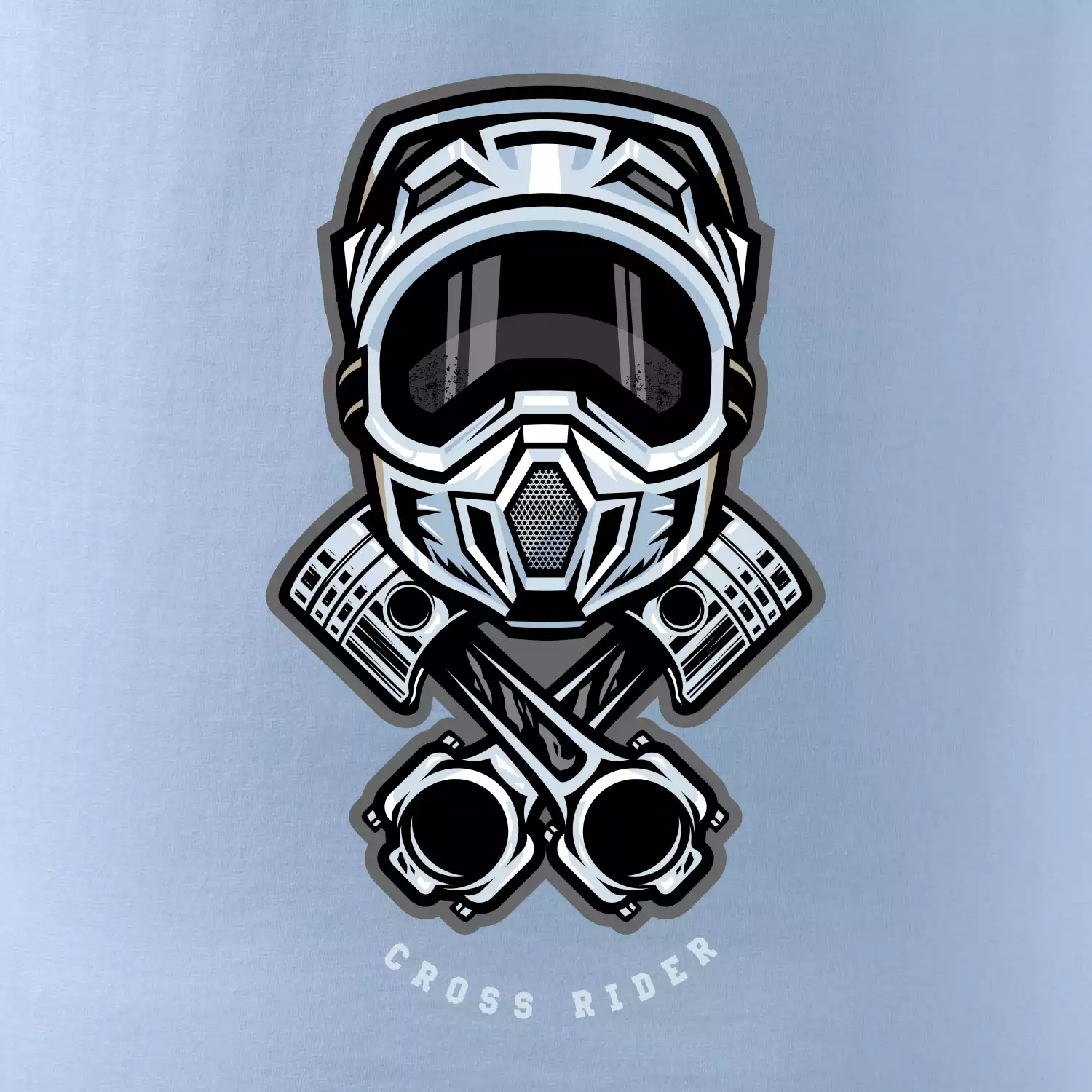 Cross rider písty helma