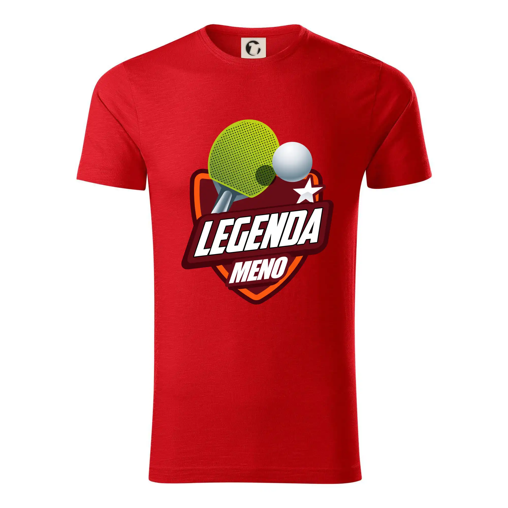 Ostatné športy - Stolný tenis - legenda a meno - Tričko z organickej bavlny