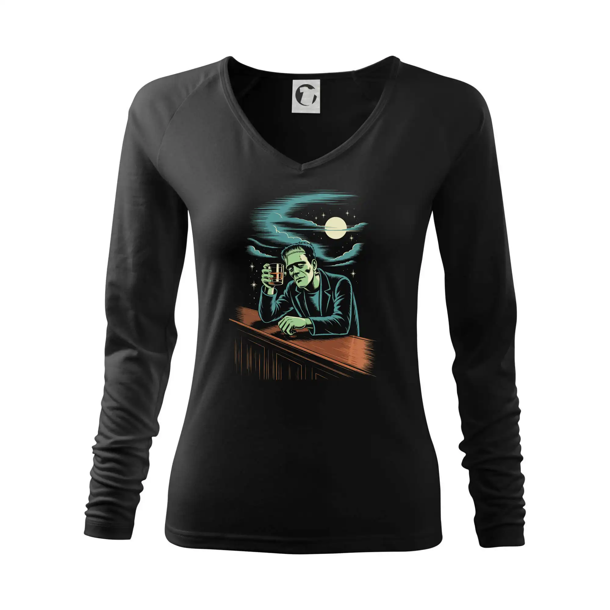 Vtipná tričká s motívmi pitie - ostatné - Monstrum na mol - Tričko dámske Elegance