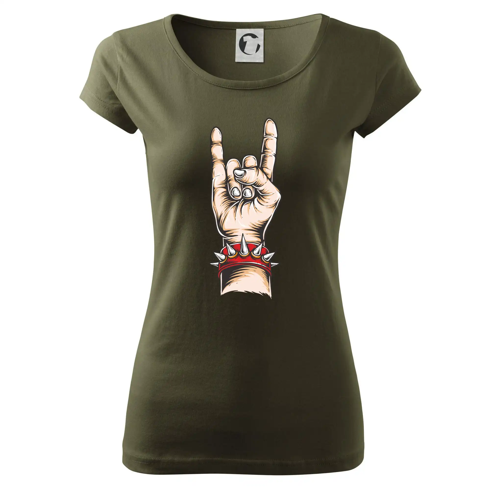 Rocková ruka s náramkem