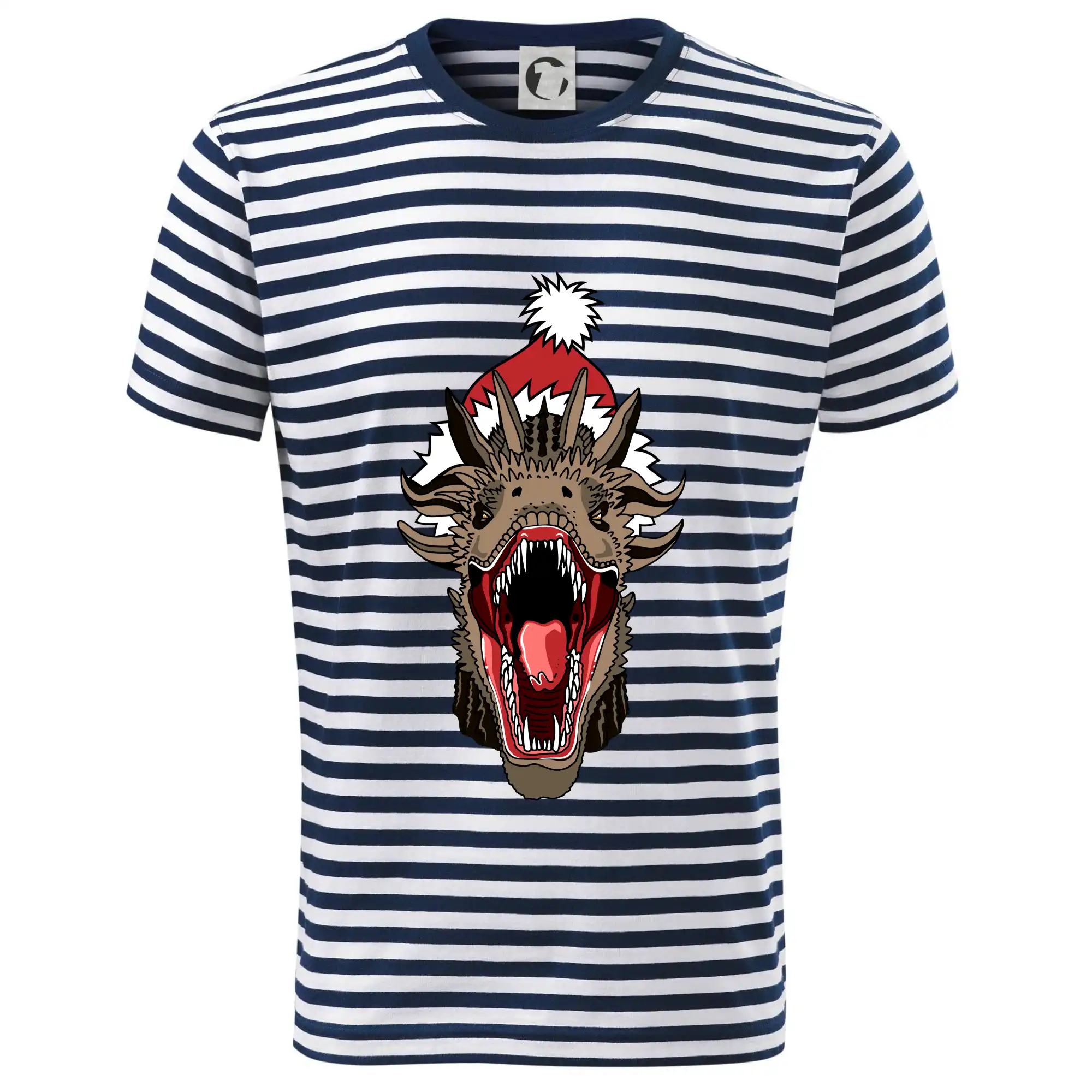 Vianočné tričká - Vánoční drak (Pecka design) - Dětské triko na vodu