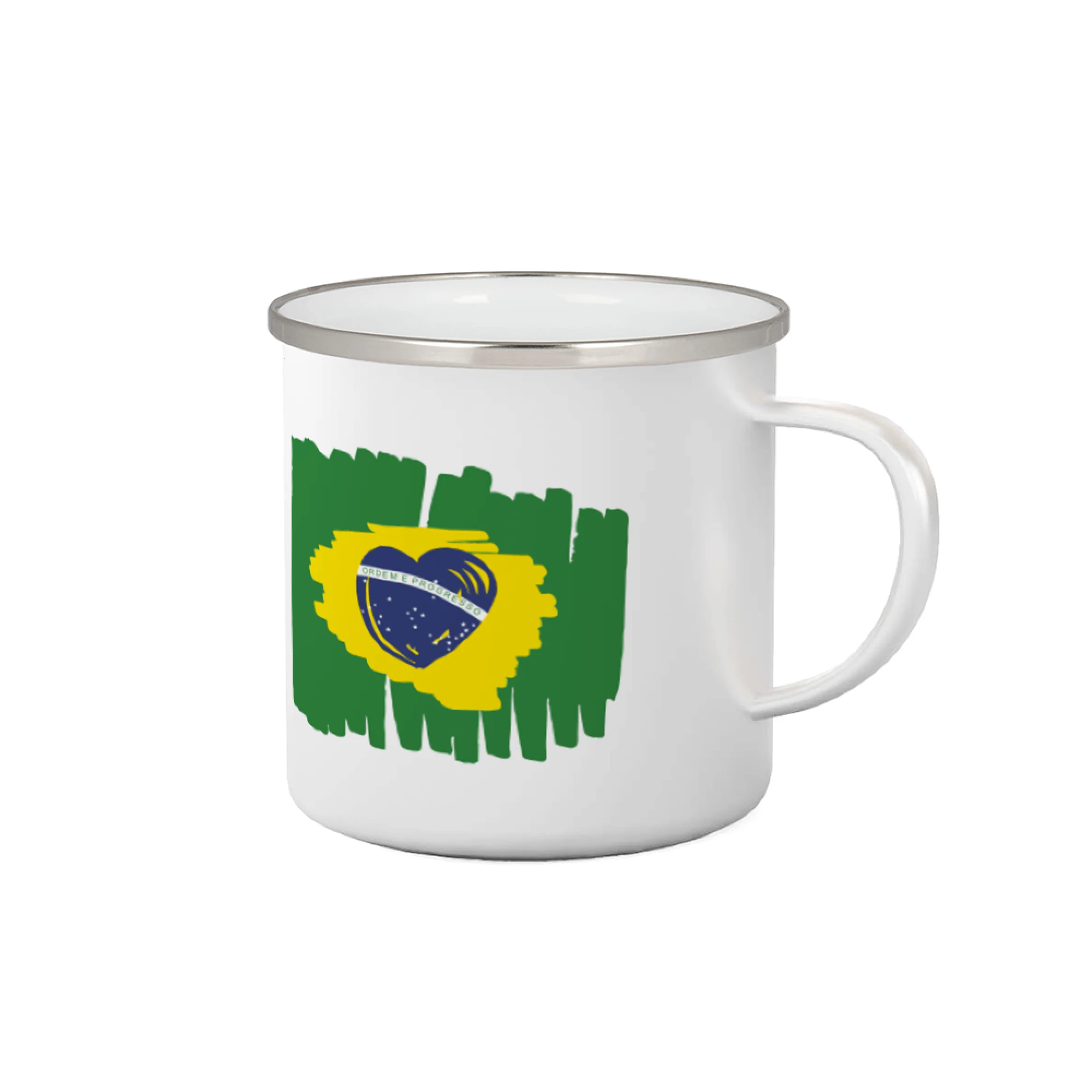 Motívy štátnych vlajok - Brazília vlajka srdca - Plecháčik