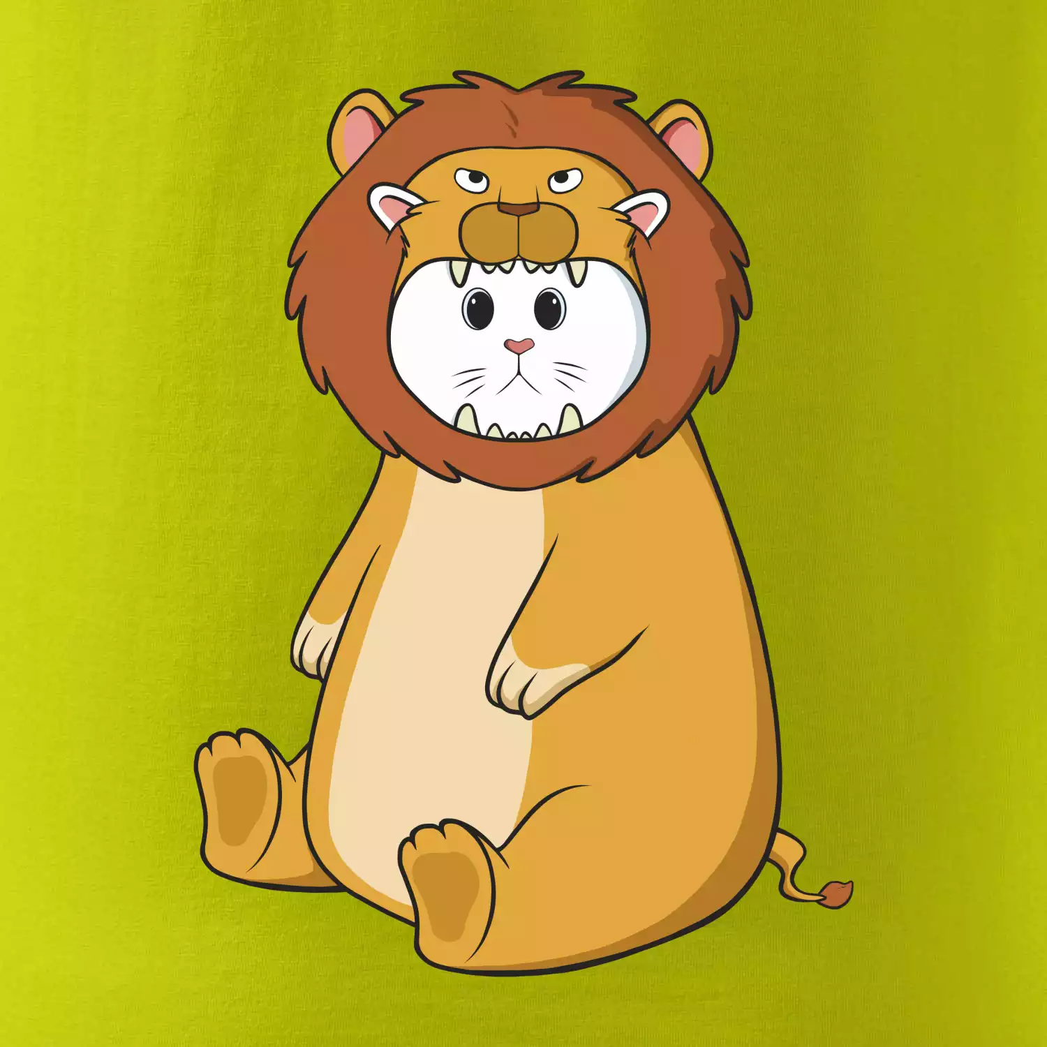 Kočka v převleku lva