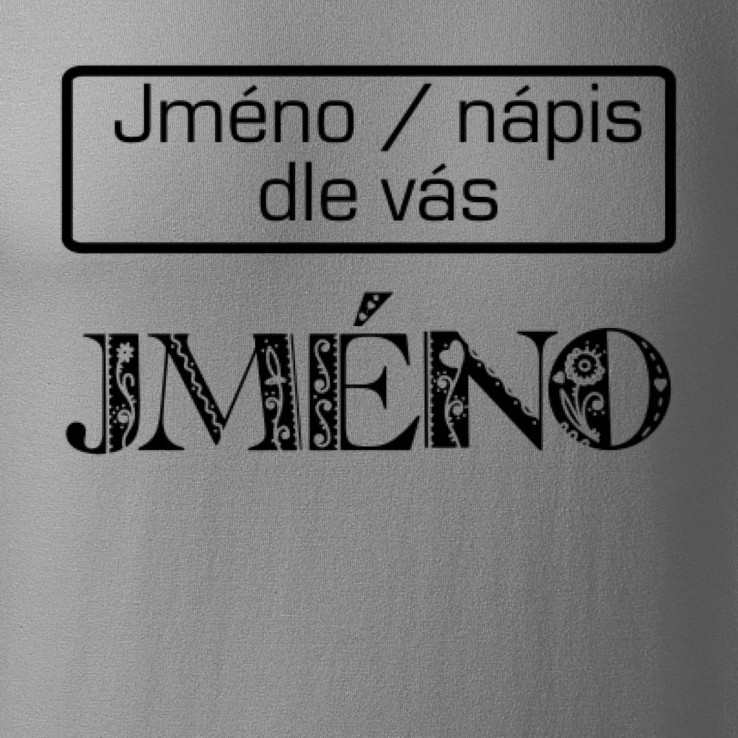 Folklor - jméno - nápis