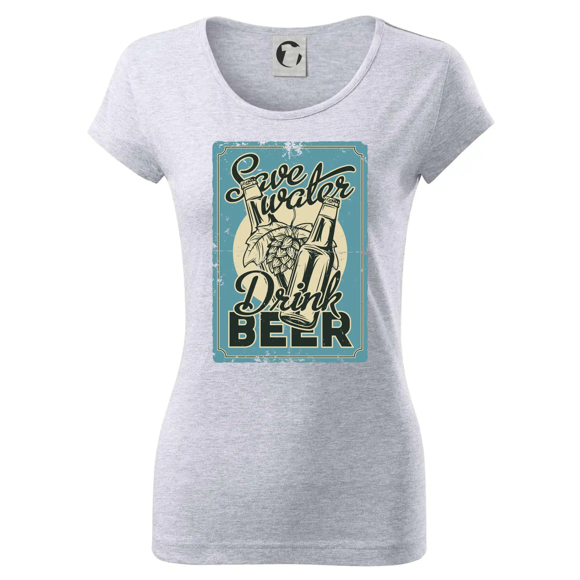 Save water drink beer poster