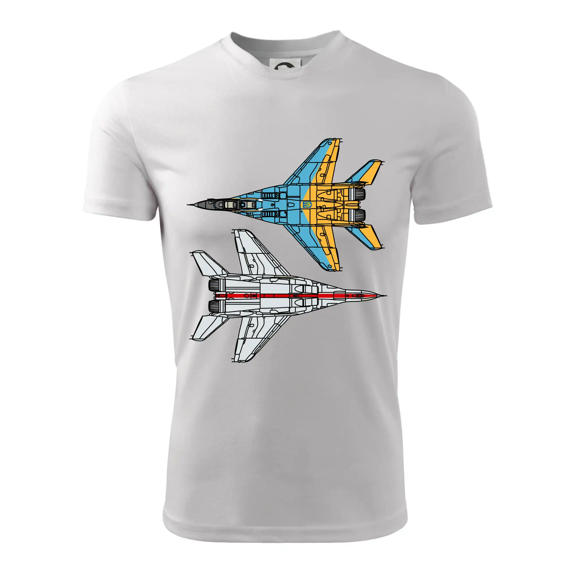 Mig 29 Fulcrum ze spoda a ze zhora