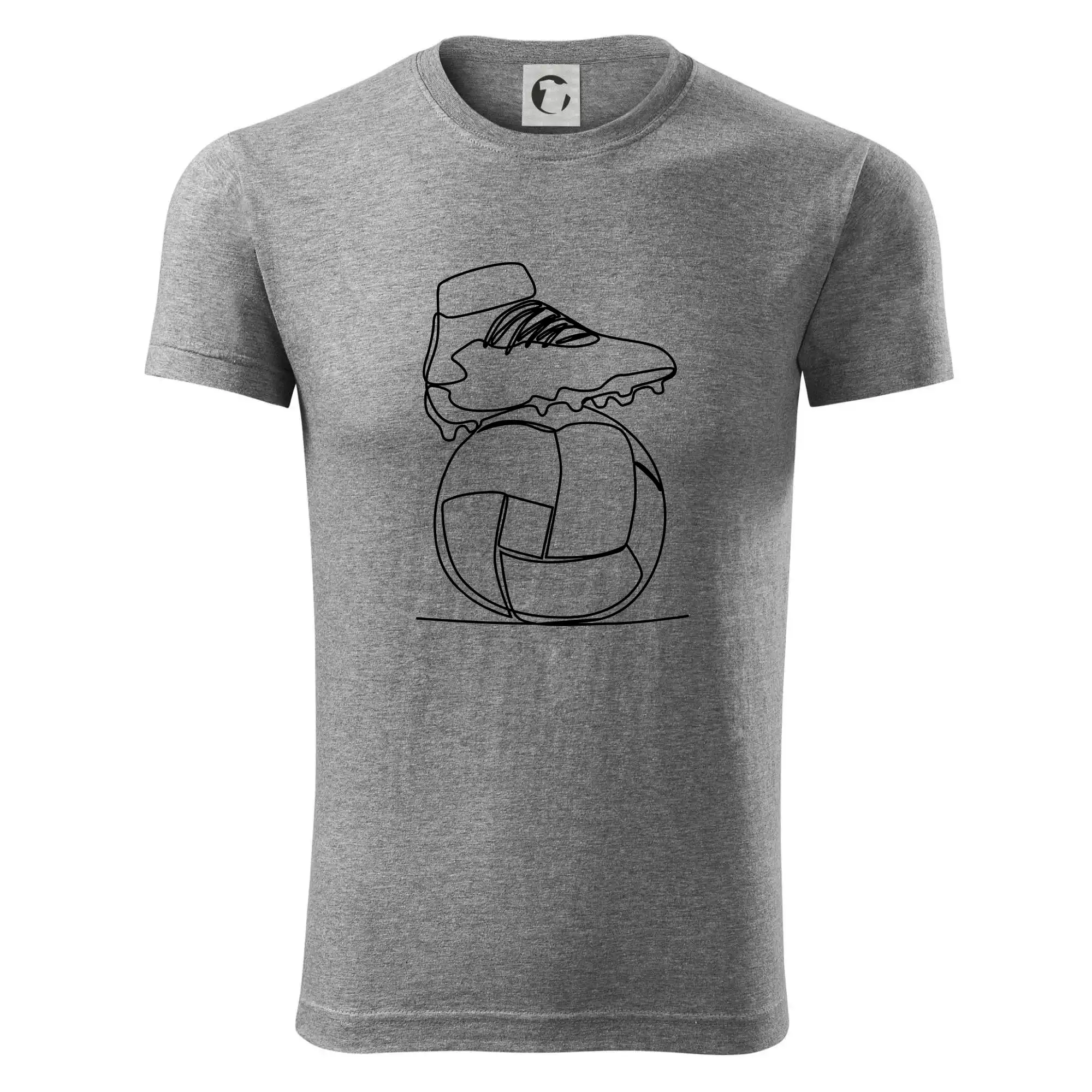 Fotbalový míč kopačka jedním tahem