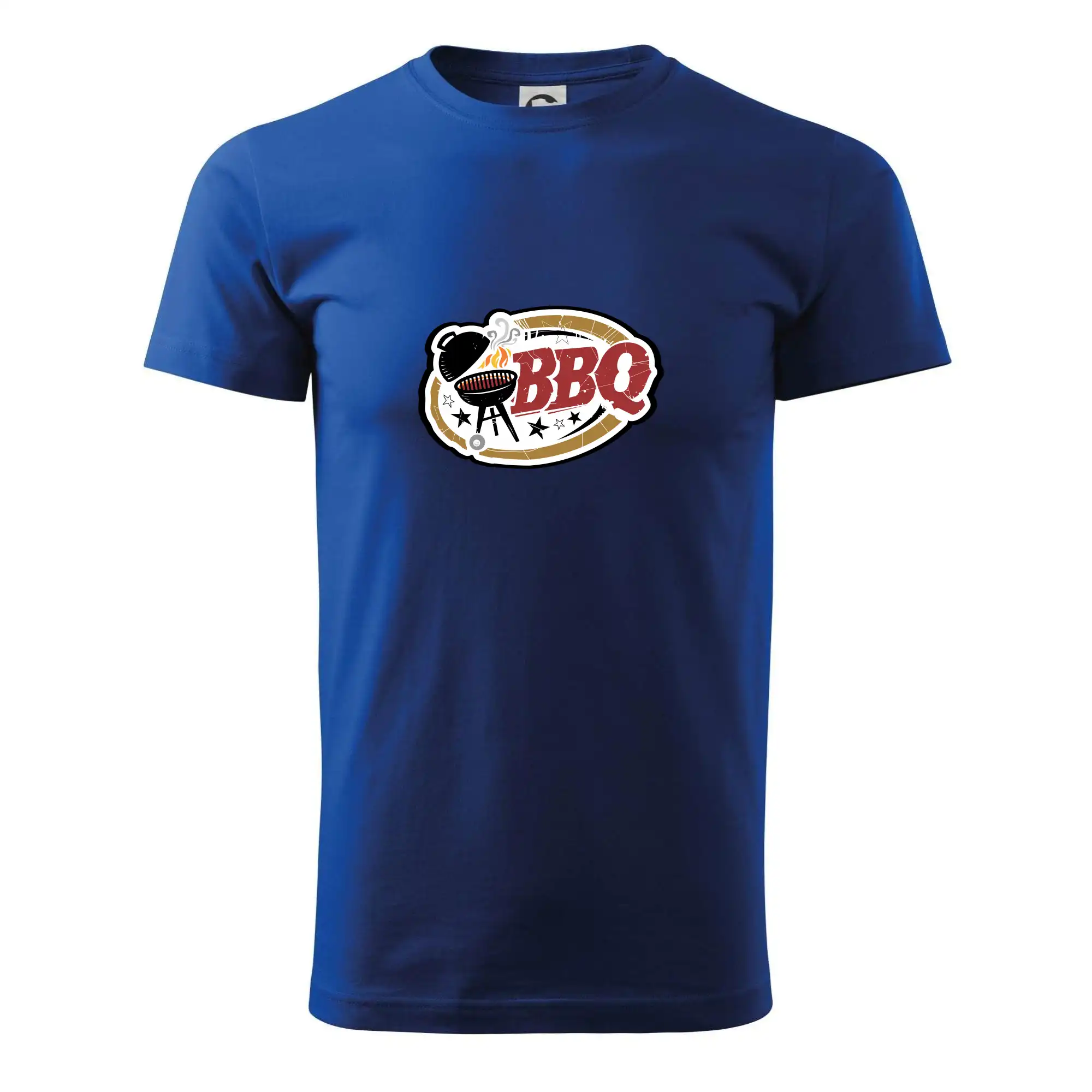 Tričká a zástery na grilovanie - BBQ logo - Pánske tričko nižšej gramáže