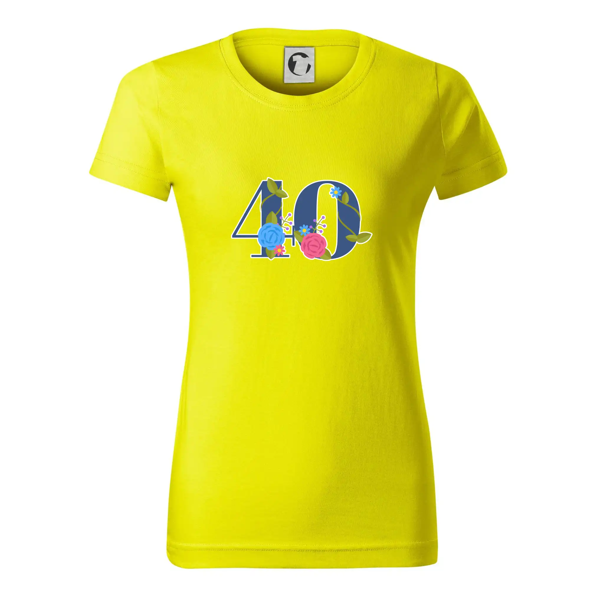 Květinové číslo kreslené - 40