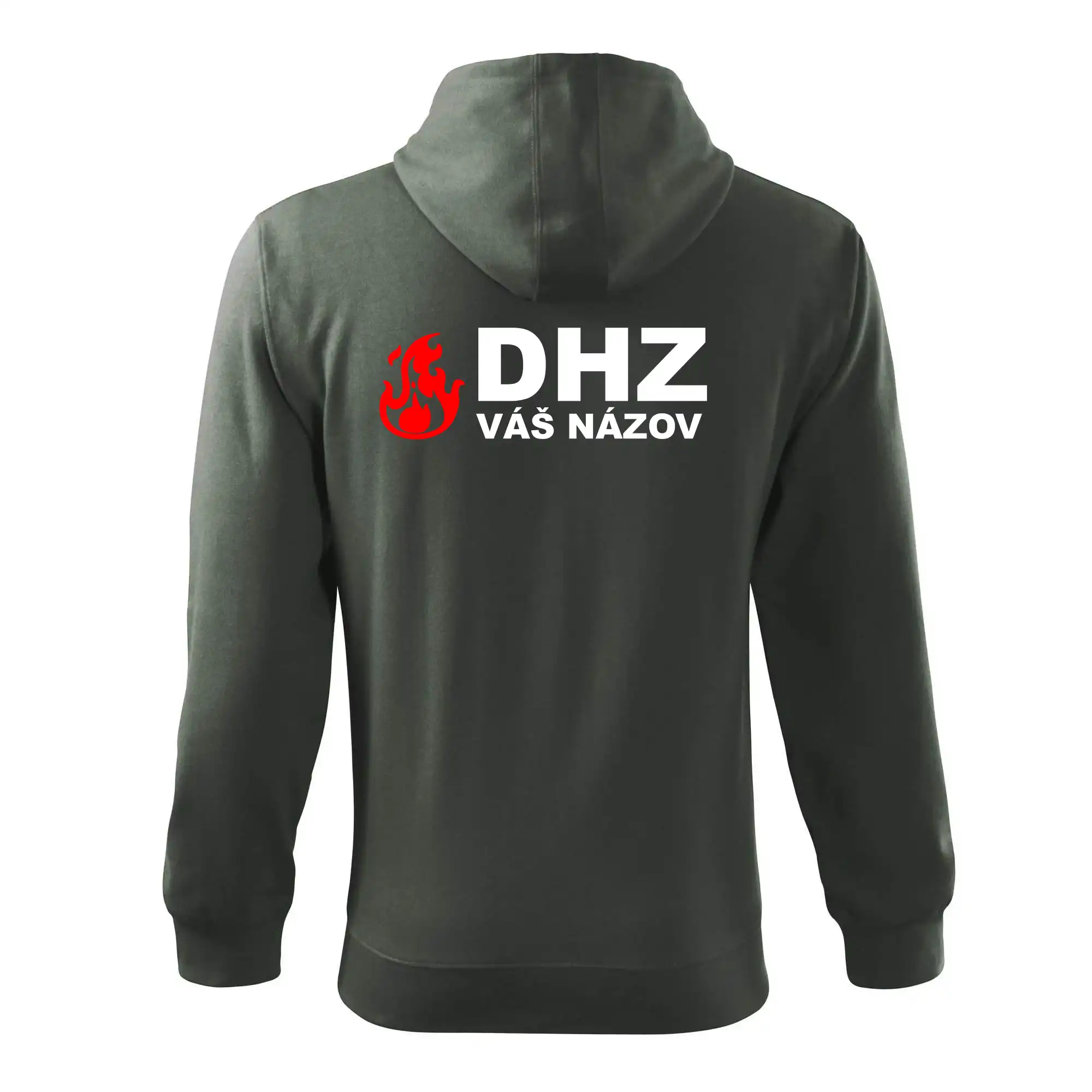 DHZ (oheň, firesport, názov sboru - vlastný nápis)