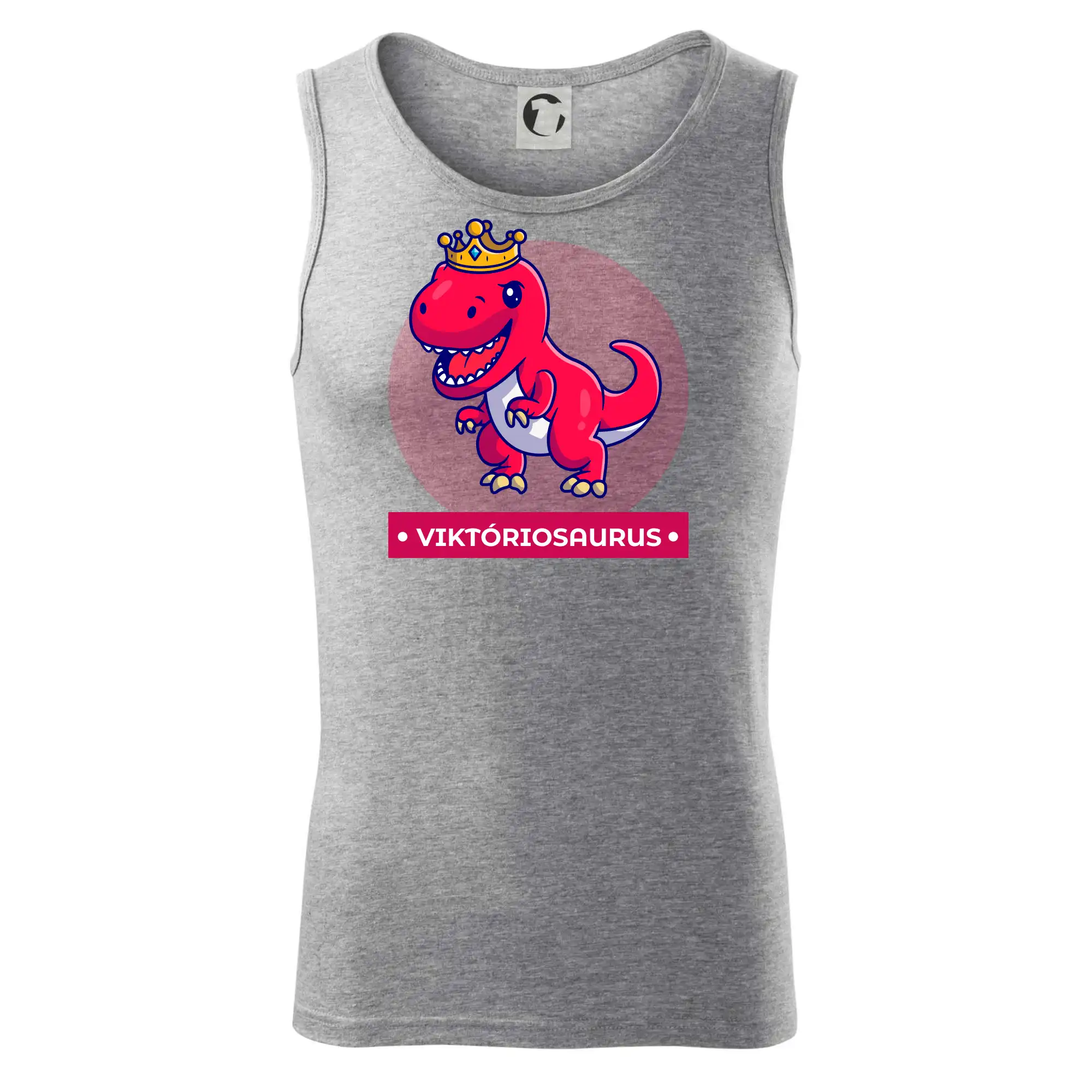 Detské tričká, mikiny a body s originálnymi potlačami | Veselé motívy pre chlapcov aj dievčatá - Dinosaurie mená - červený dinosaurus - Tielko pánske Core