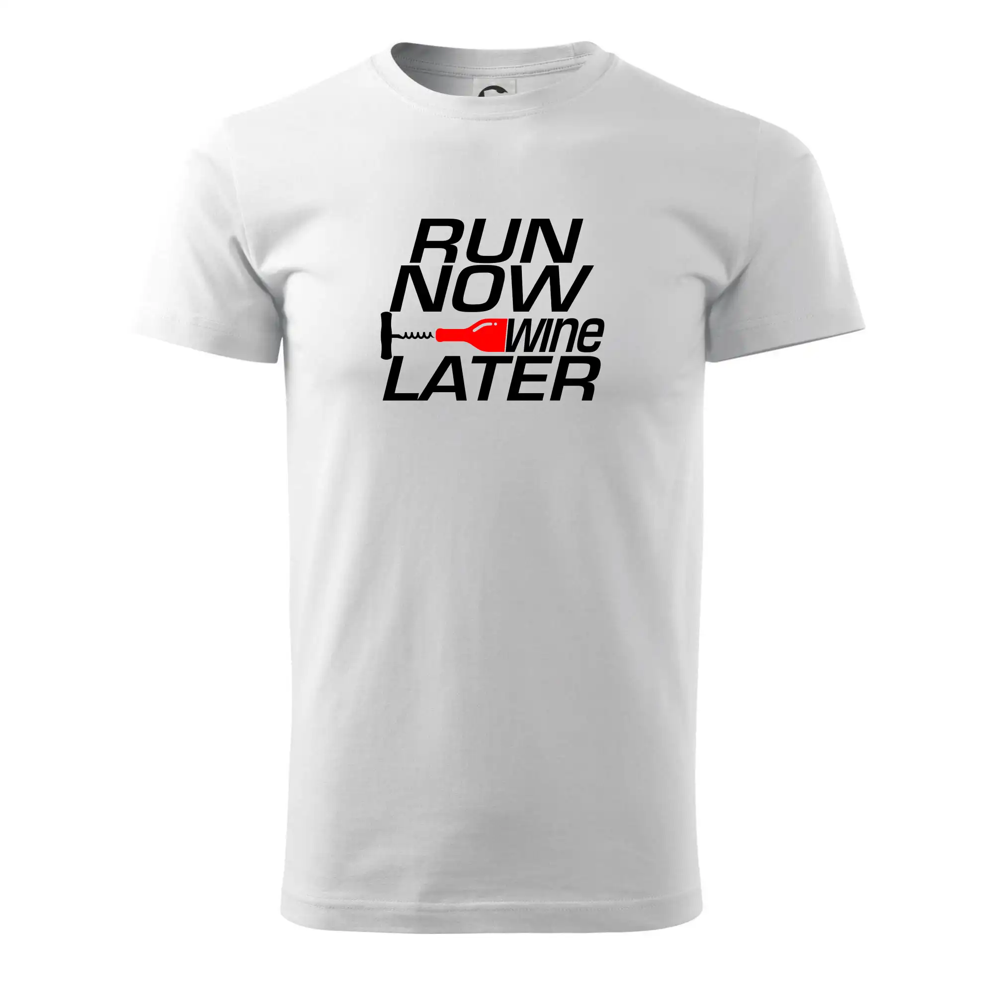 Tričká pre bežcov - Run now Wine later - Pánske tričko nižšej gramáže