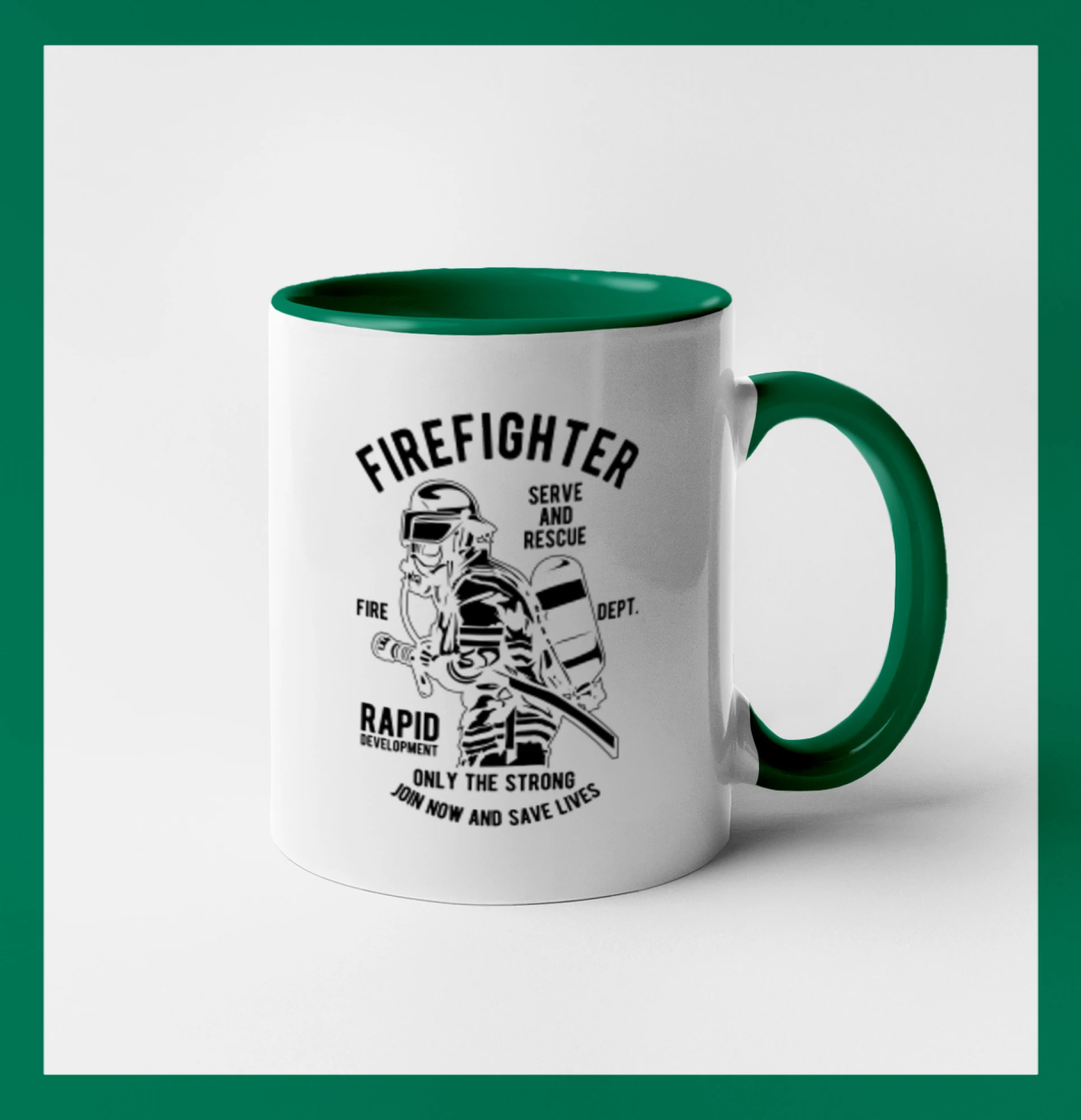 Originálne tričká pre hasičov - Firefighter Dept - Hrnček 