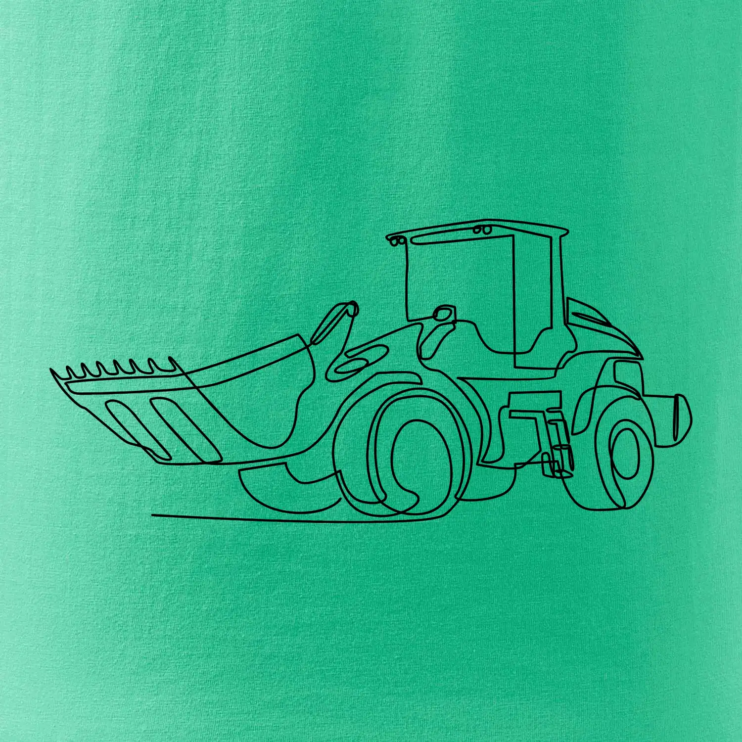 Nakladač jedním tahem