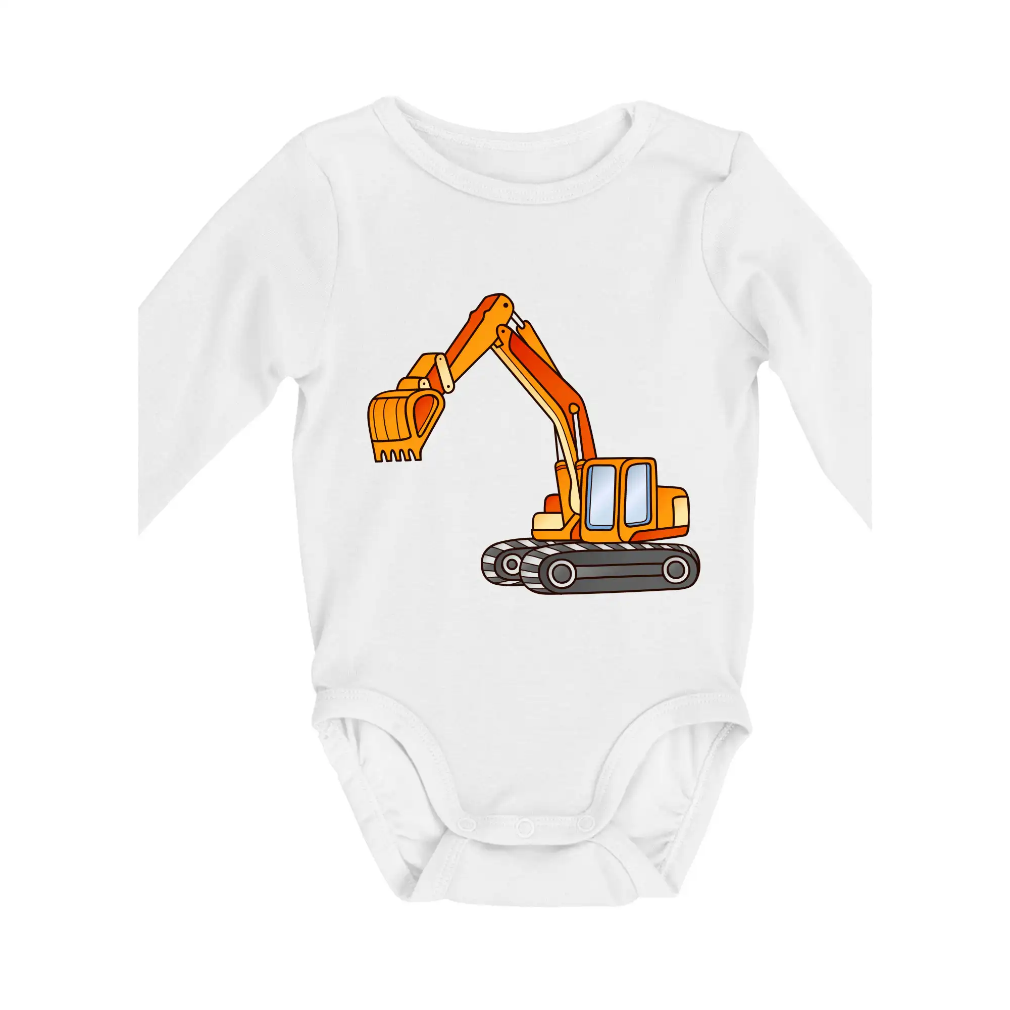 Bagr bez nápisu oranžový