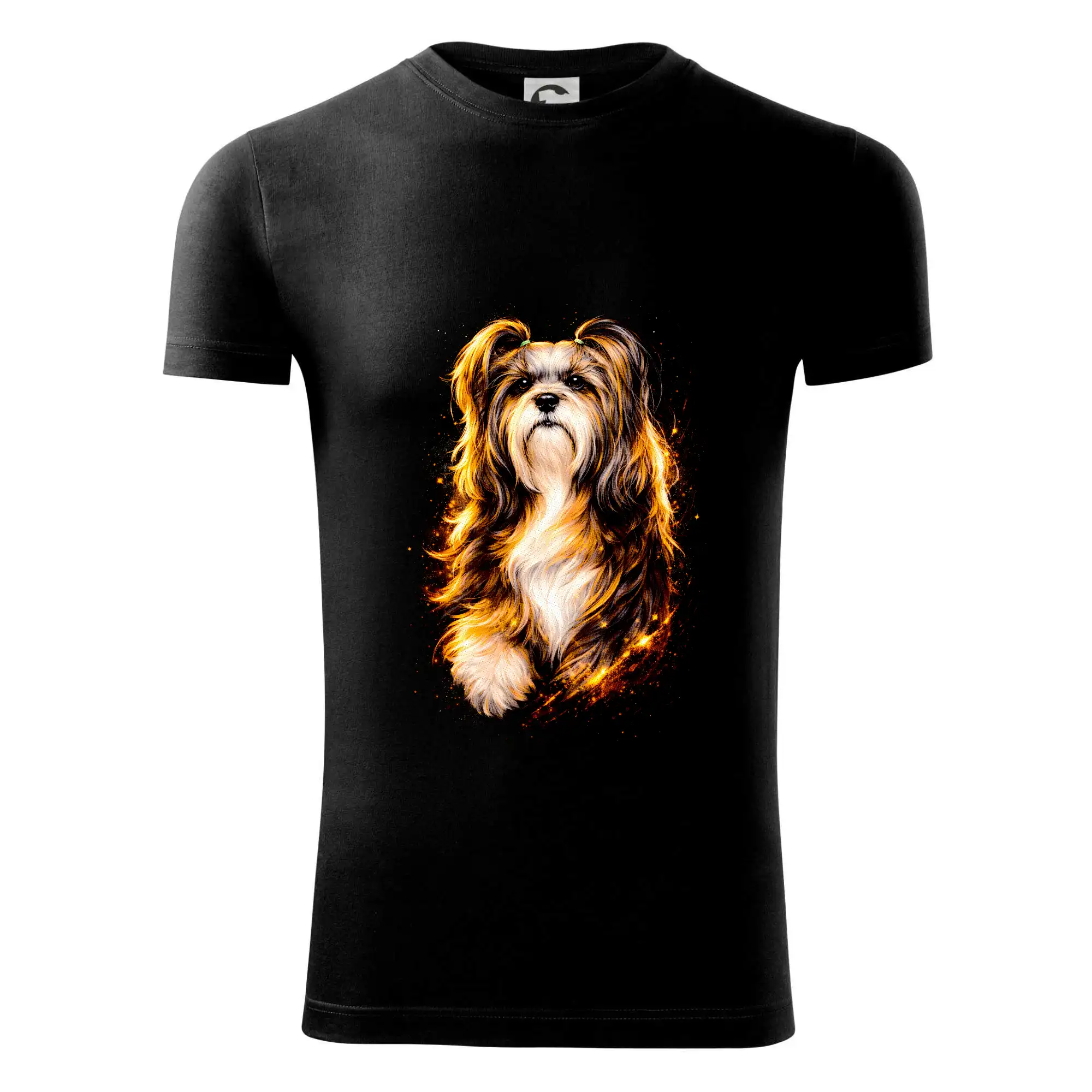 Ostatné psie plemená - Obrázok poltón Shih-tzu bežiaci - Viper FIT - Pánske zúžené tričko