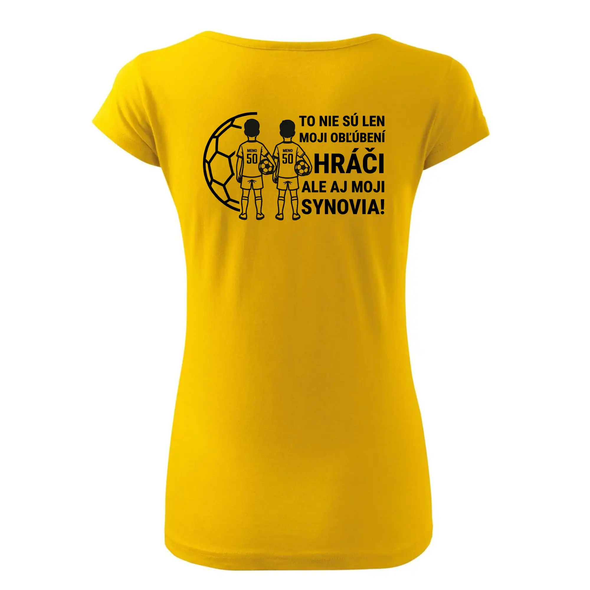 Futbalová mama - Dvaja synovia (vaše meno a číslo)