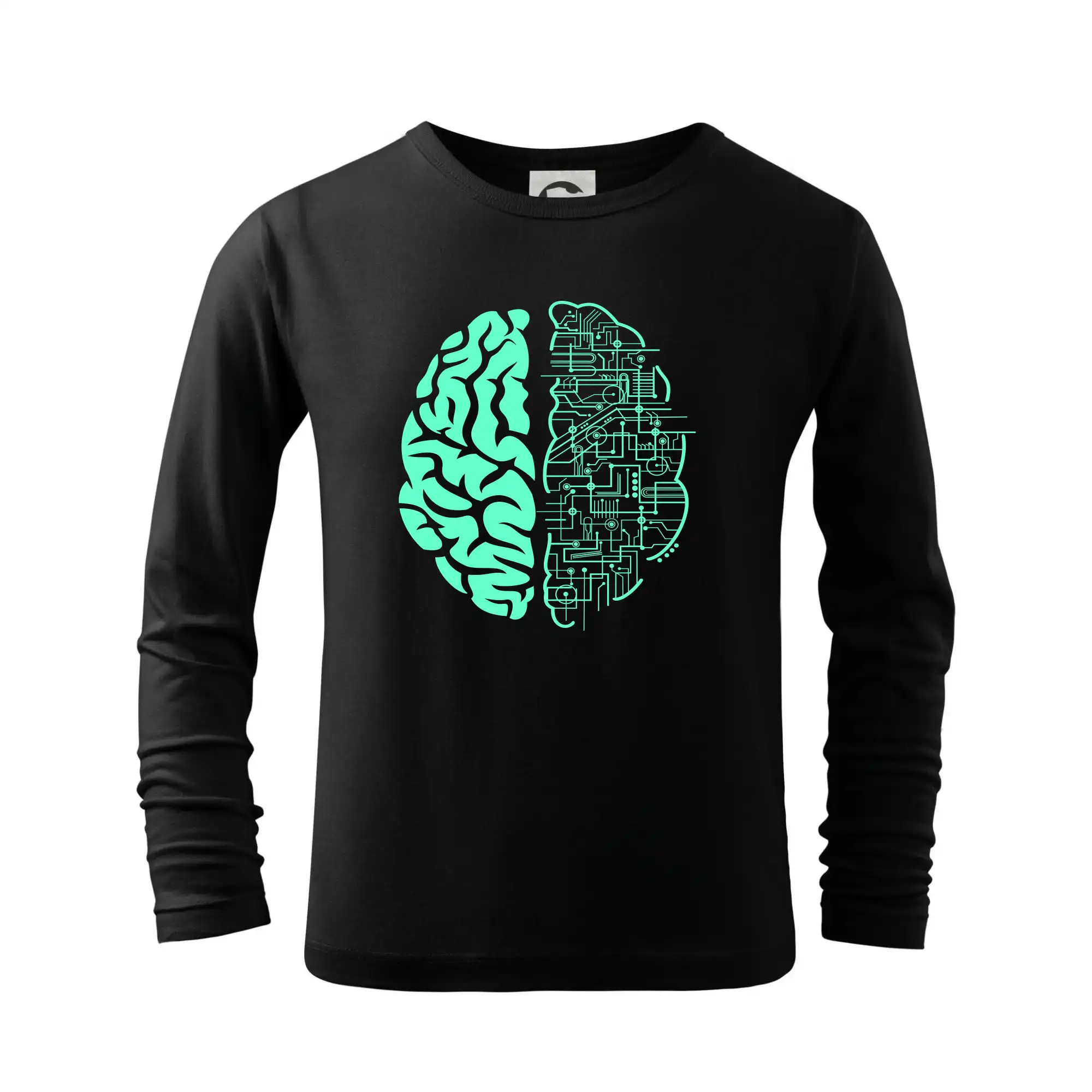 Grafické tričká - Electric Brain - Tričko detské Long Sleeve