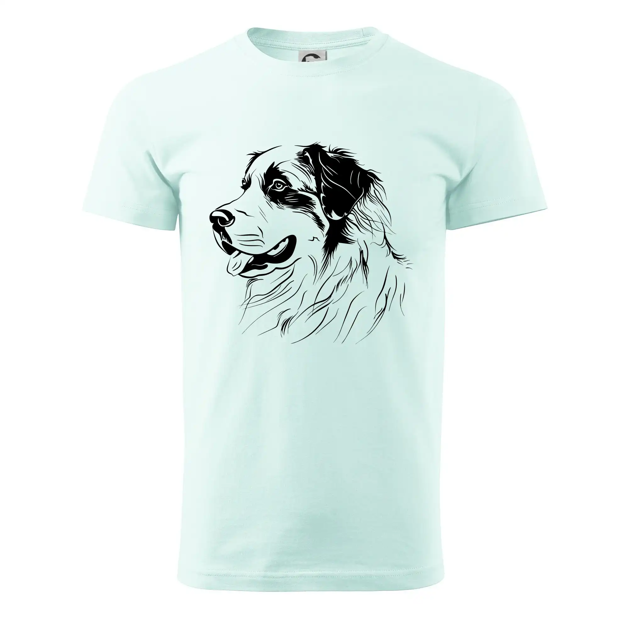 Bernský salašnický pes černá kresba