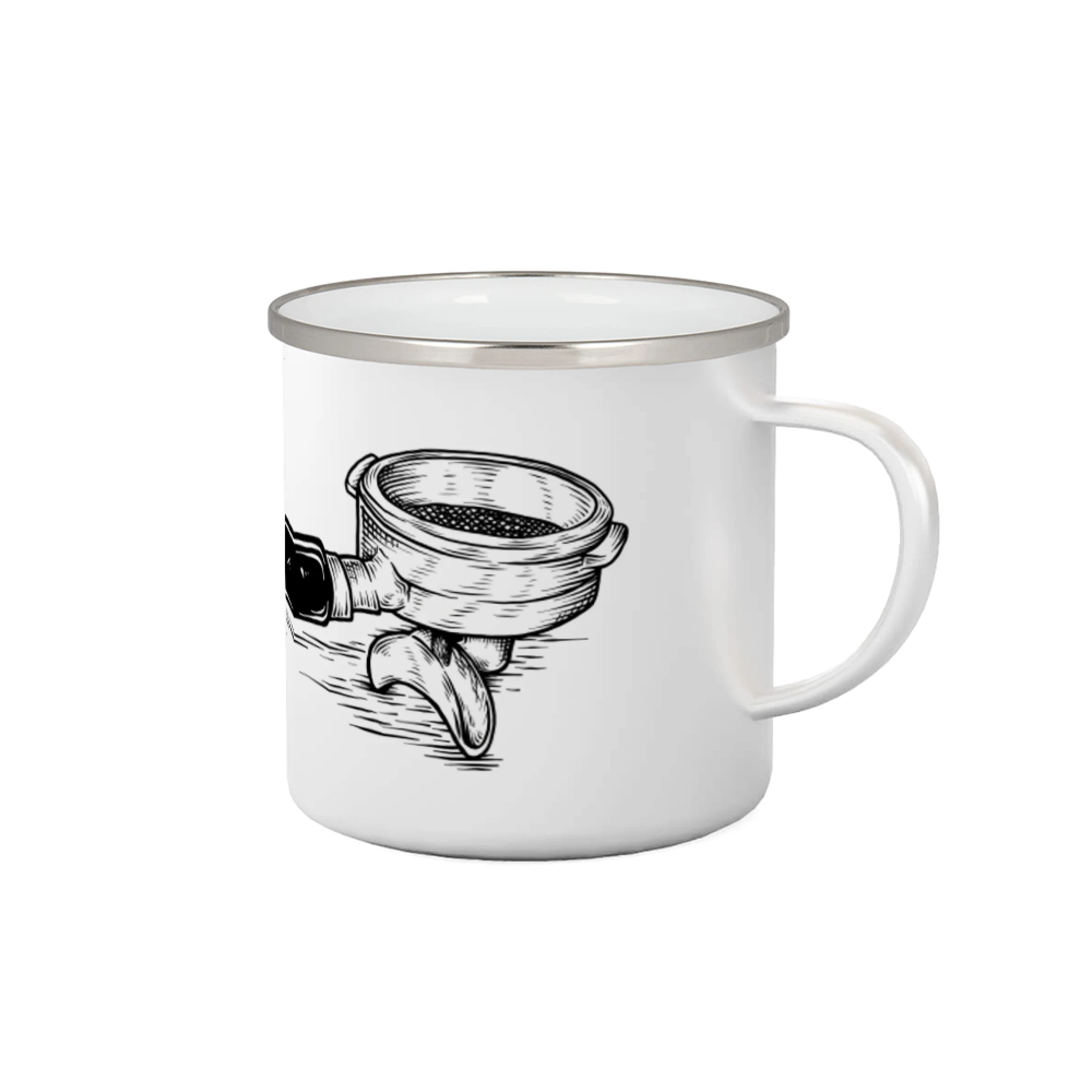 Motívy pre baristu a milovníkov kávy - Páka kávovar - Plecháčik
