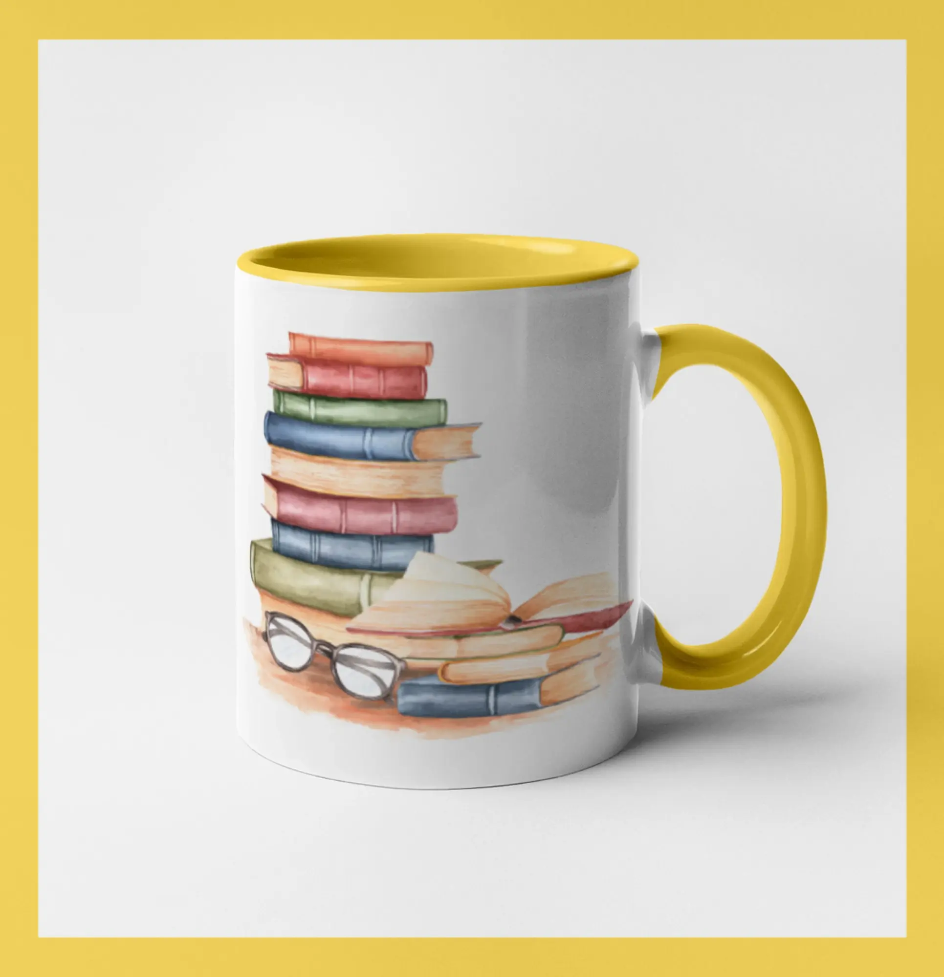 Knihy farebné a okuliare