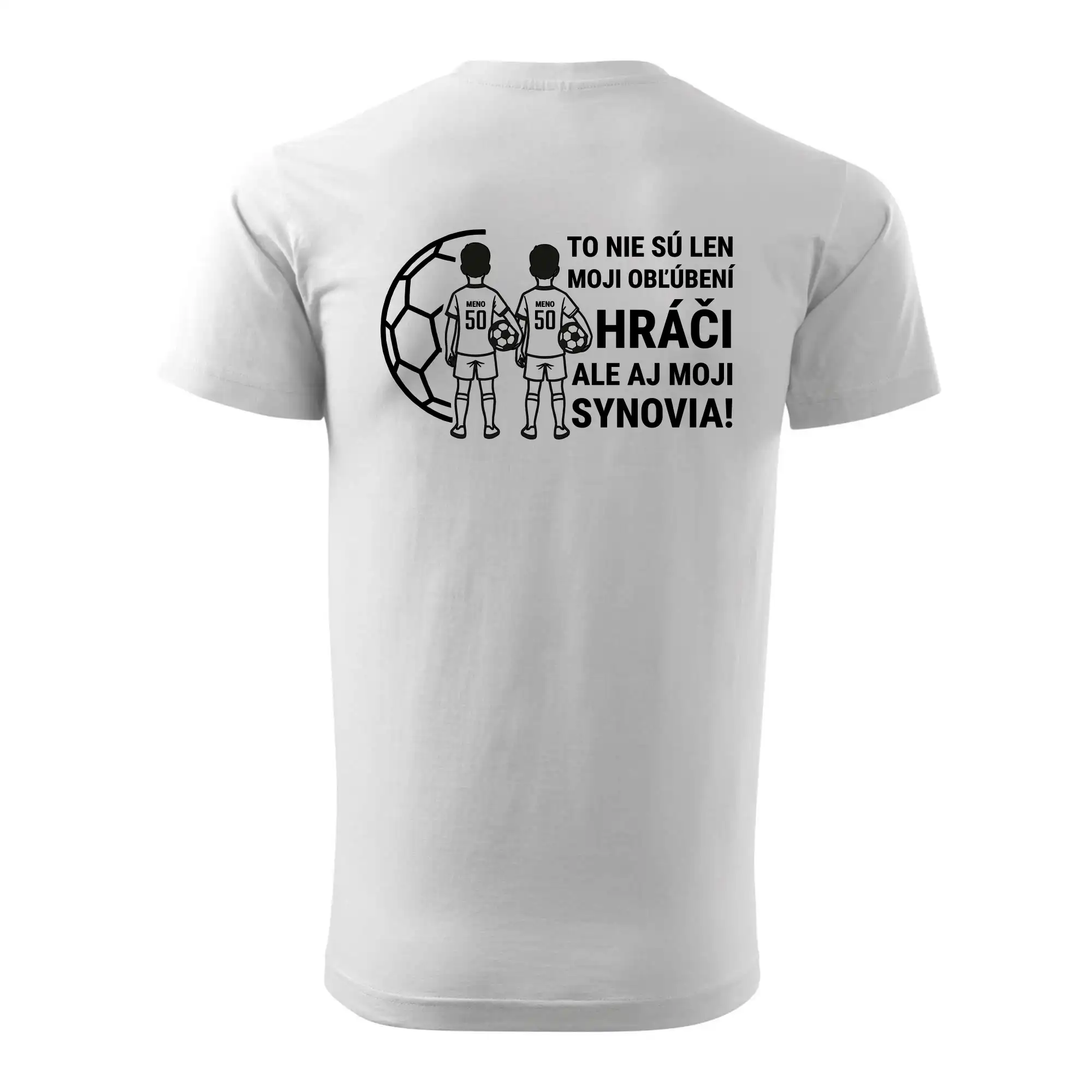 Futbalový otec - Dvaja synovia (vaše meno a číslo)