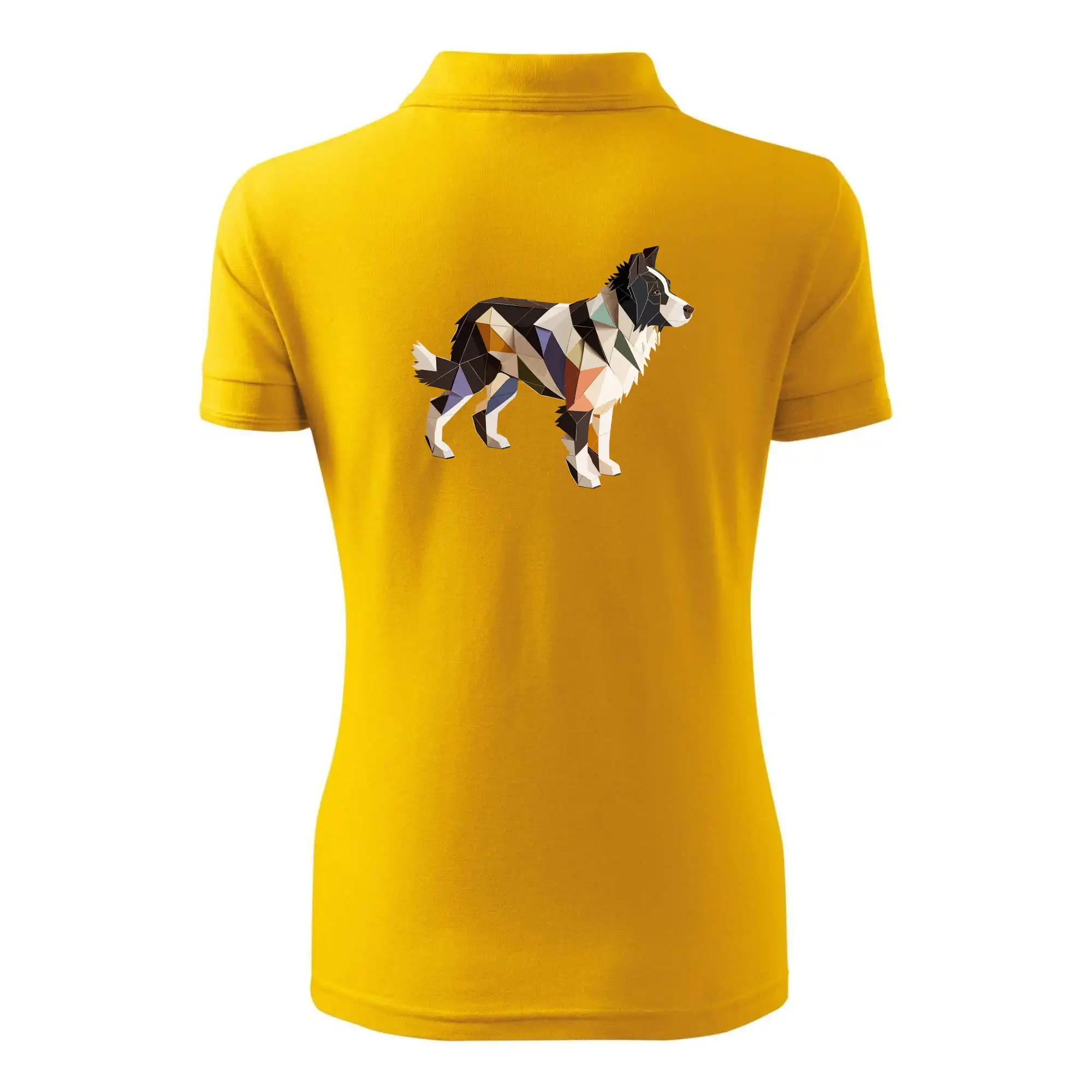 Border colie slepená z papíru