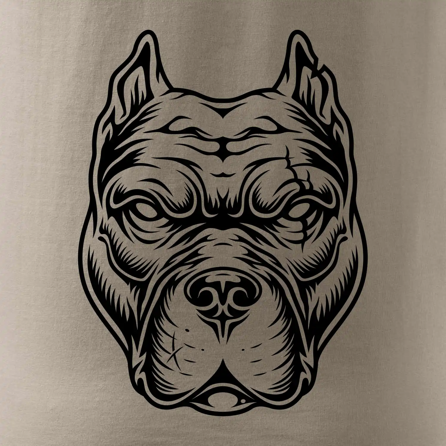 Americký stafordširský teriér hlava