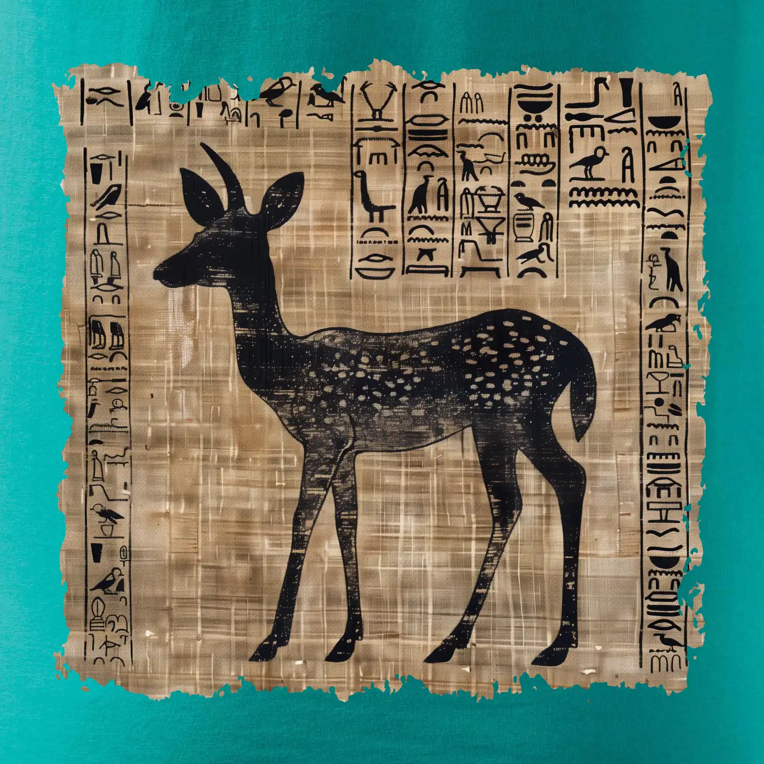 Egyptské hieroglyfy srnka