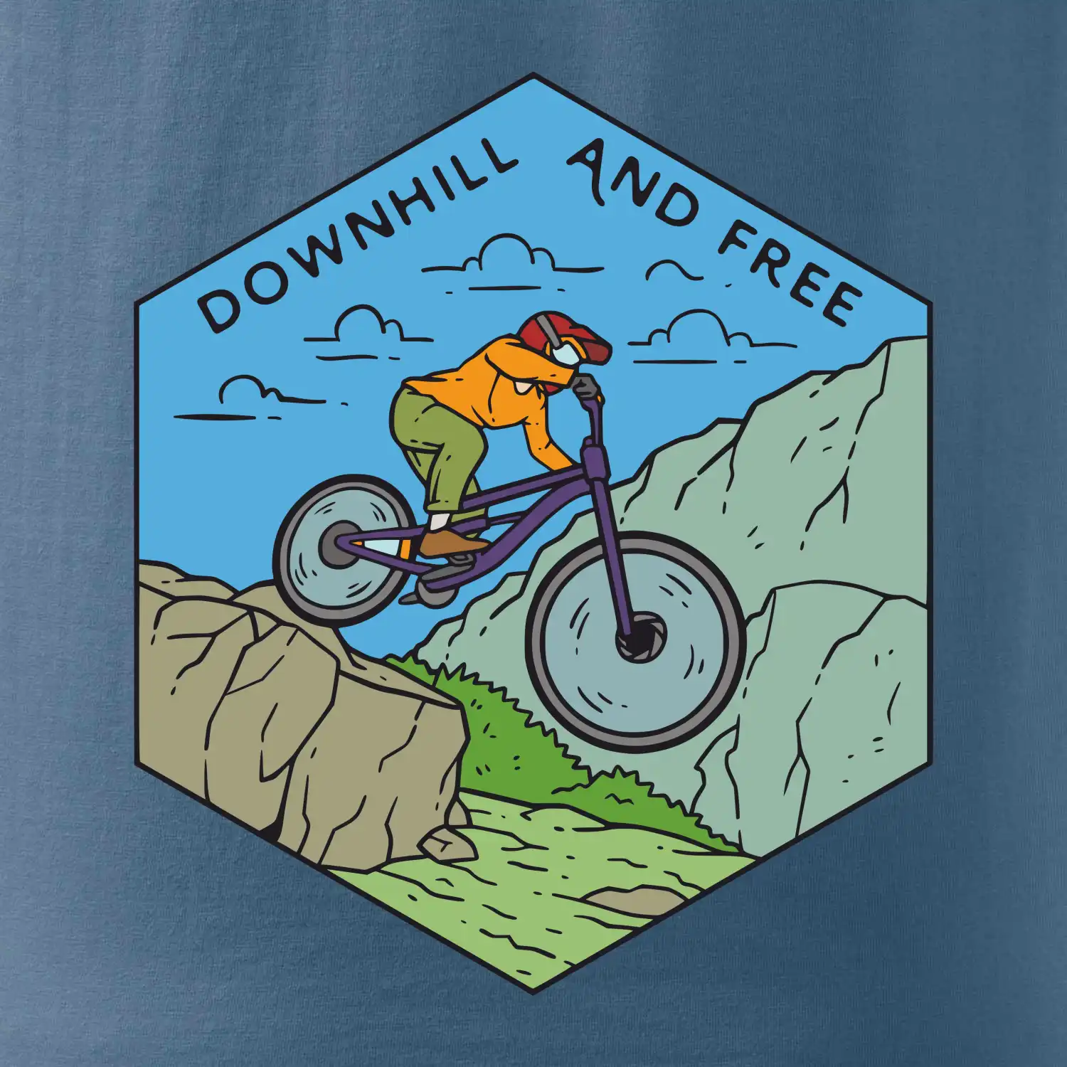 Downhill and free kluk