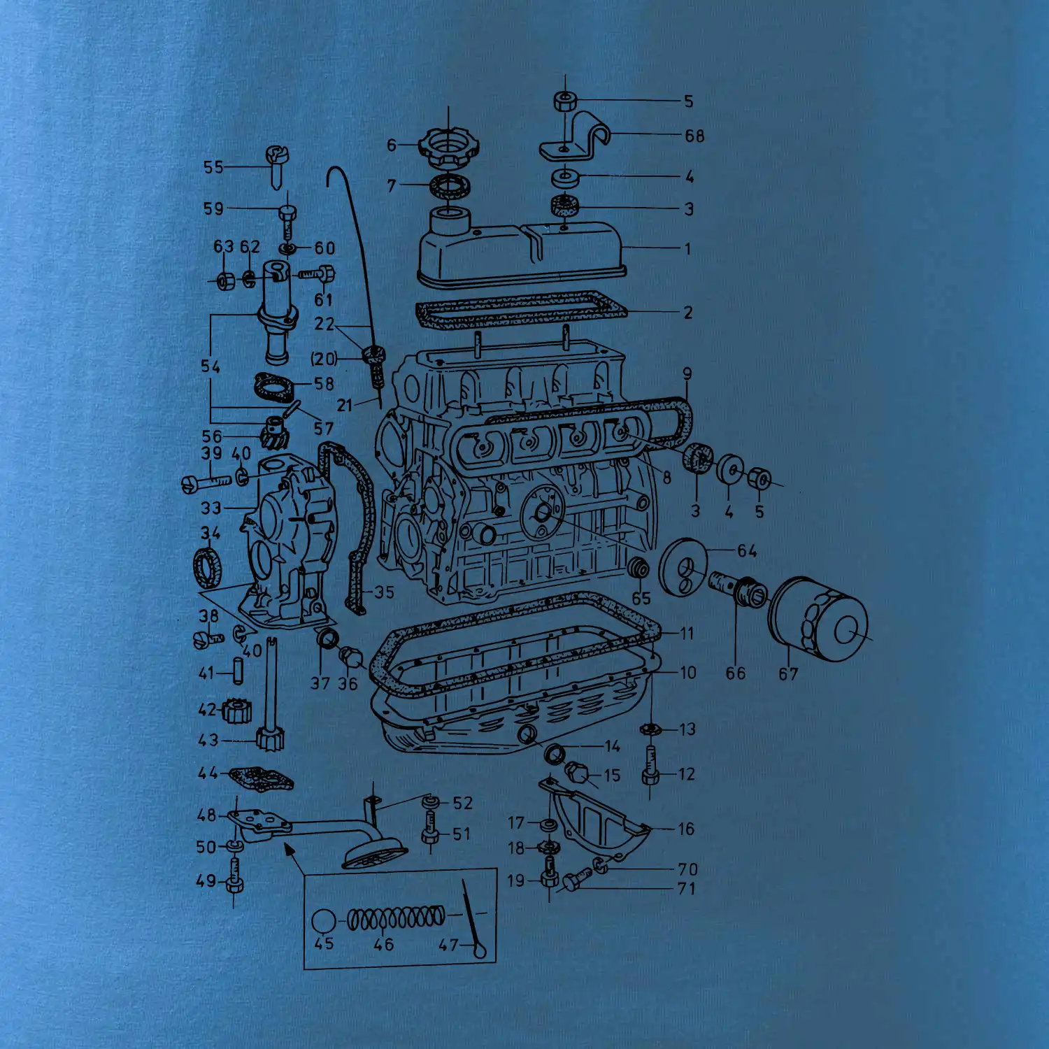 Motor škoda 105-136