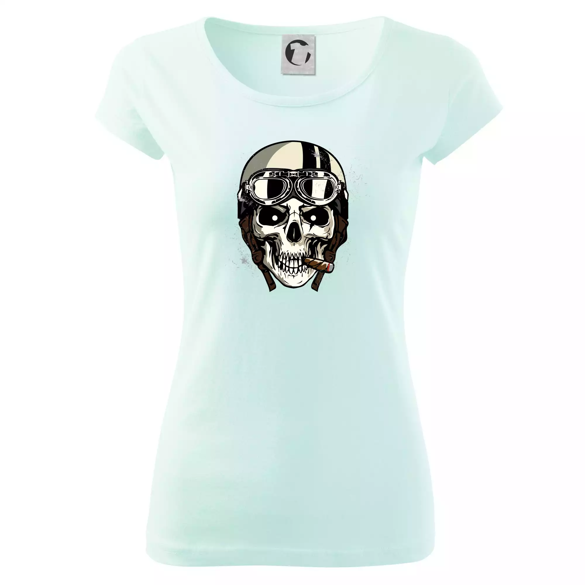 Motorkářská helma a doutník