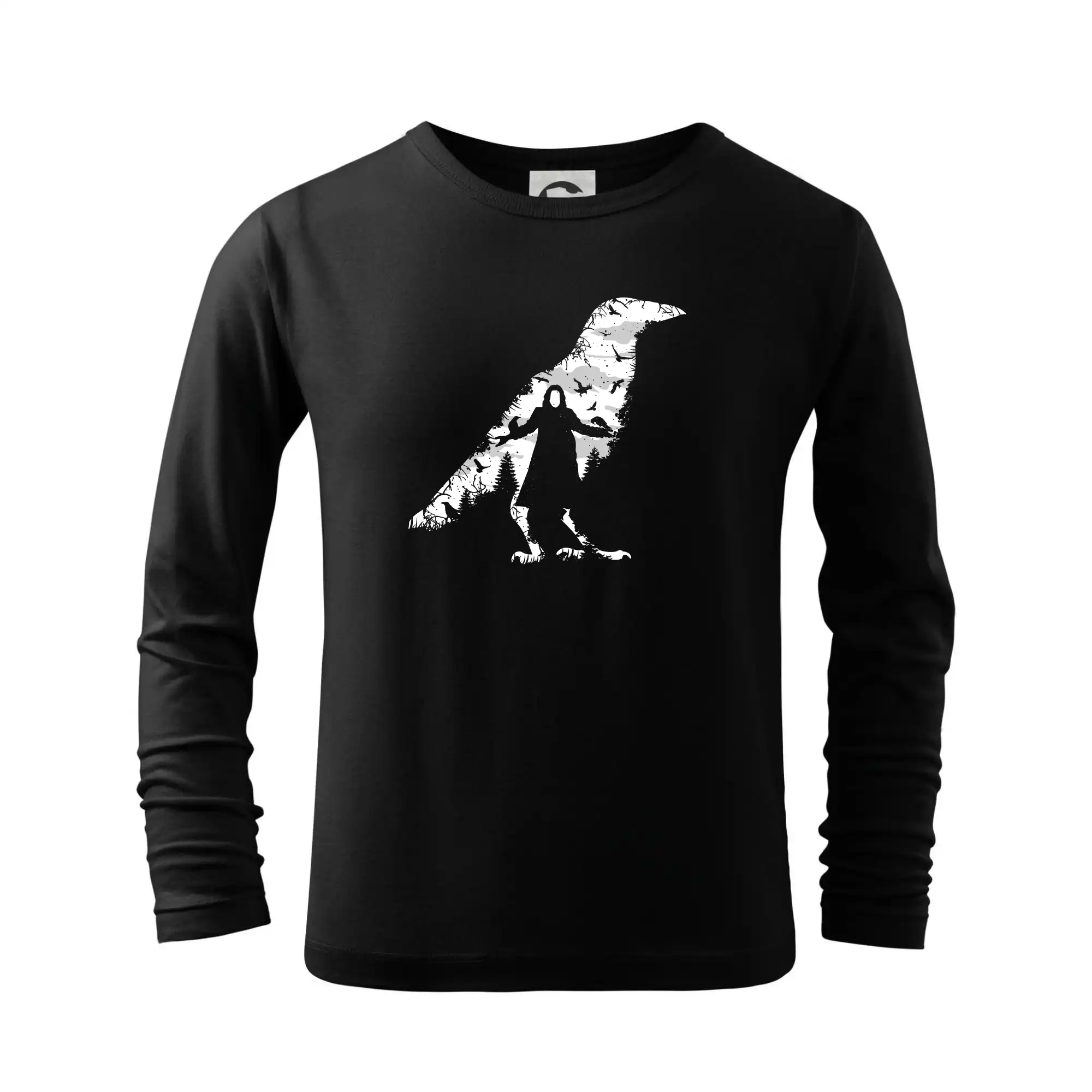 Tričká so zvieratami - The Crow nature - Tričko detské Long Sleeve
