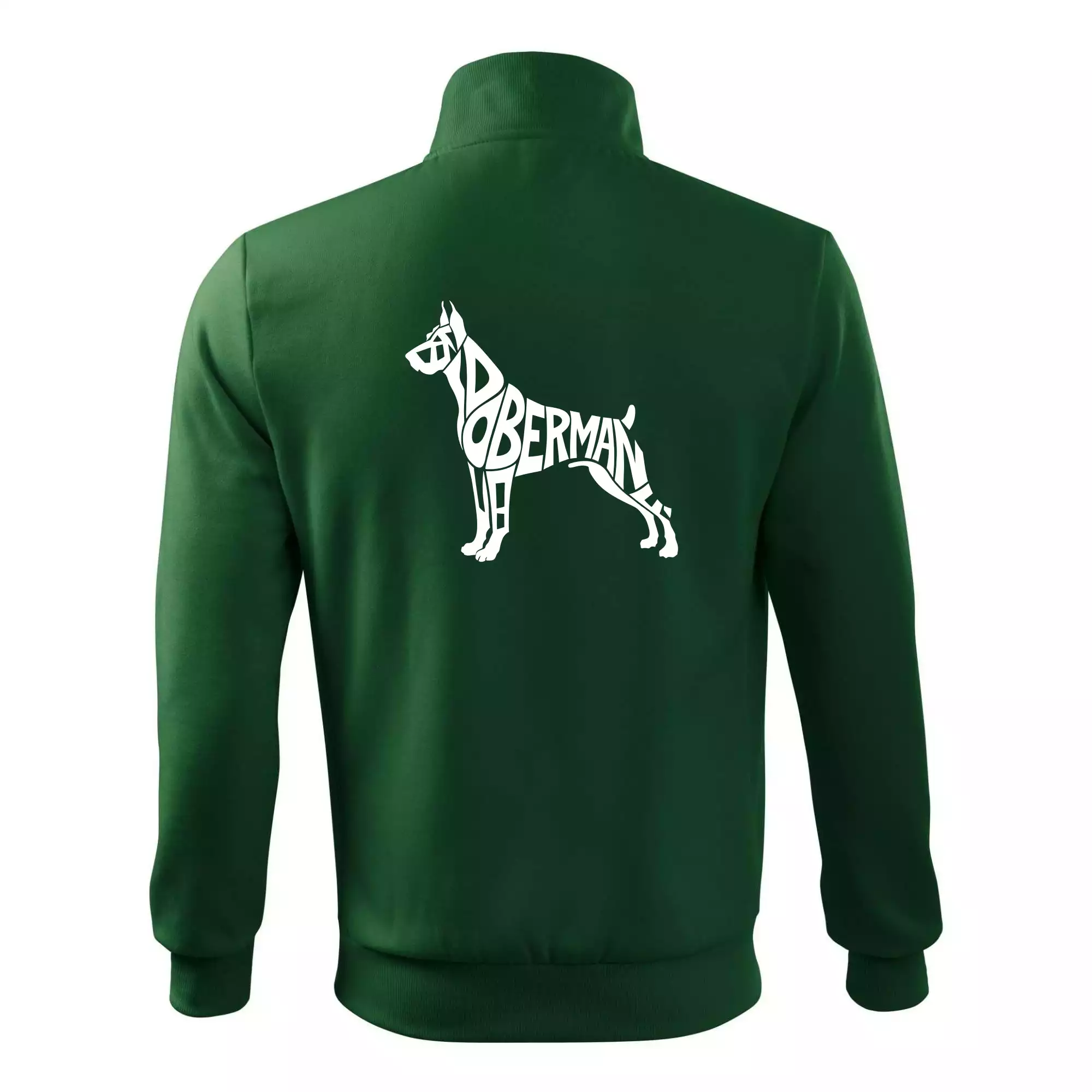 Doberman - nápis v tělě