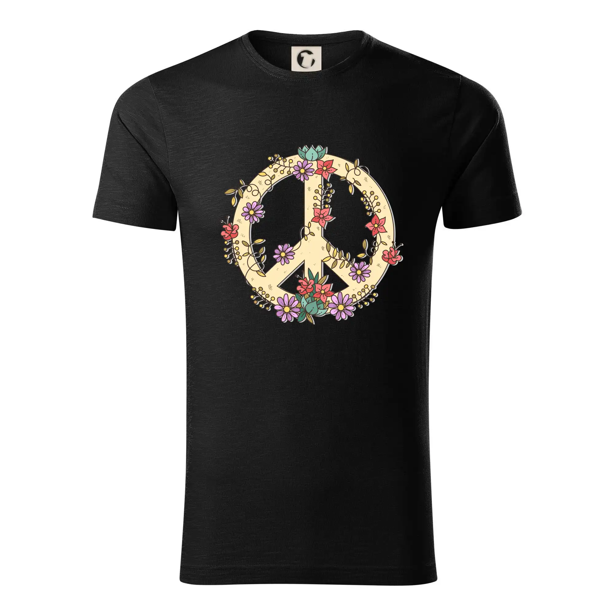 Peace symbol pískový
