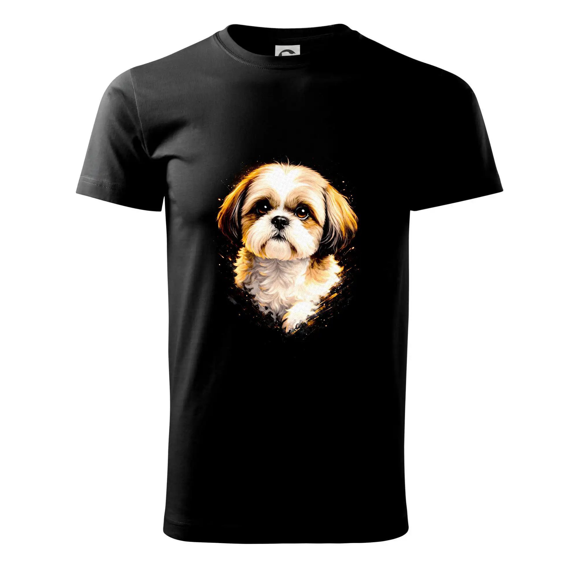 Ostatné psie plemená - Obrázok poltón Shih-tzu - Klasické pánske tričko vyššej gramáže