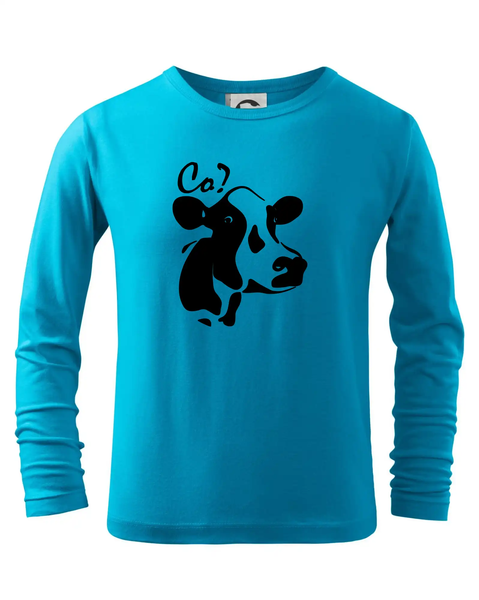 Tričká s kravou - Zmätená krava - Tričko detské Long Sleeve