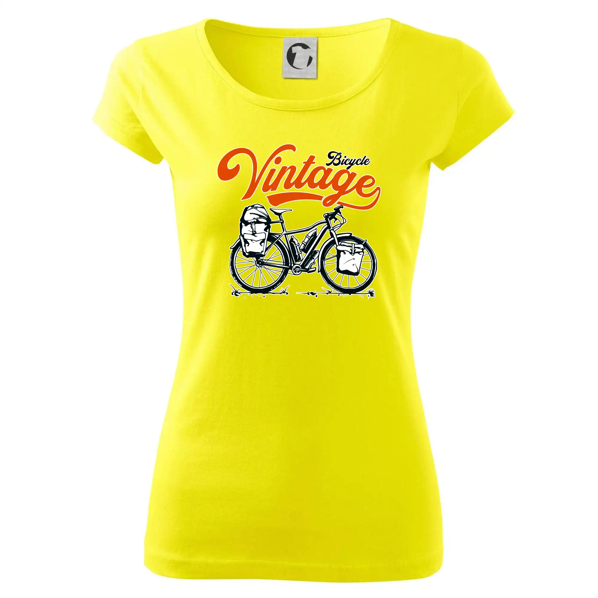 Tričko ako darček pre cyklistu - Bicycle Vintage - Dámske tričko Pure