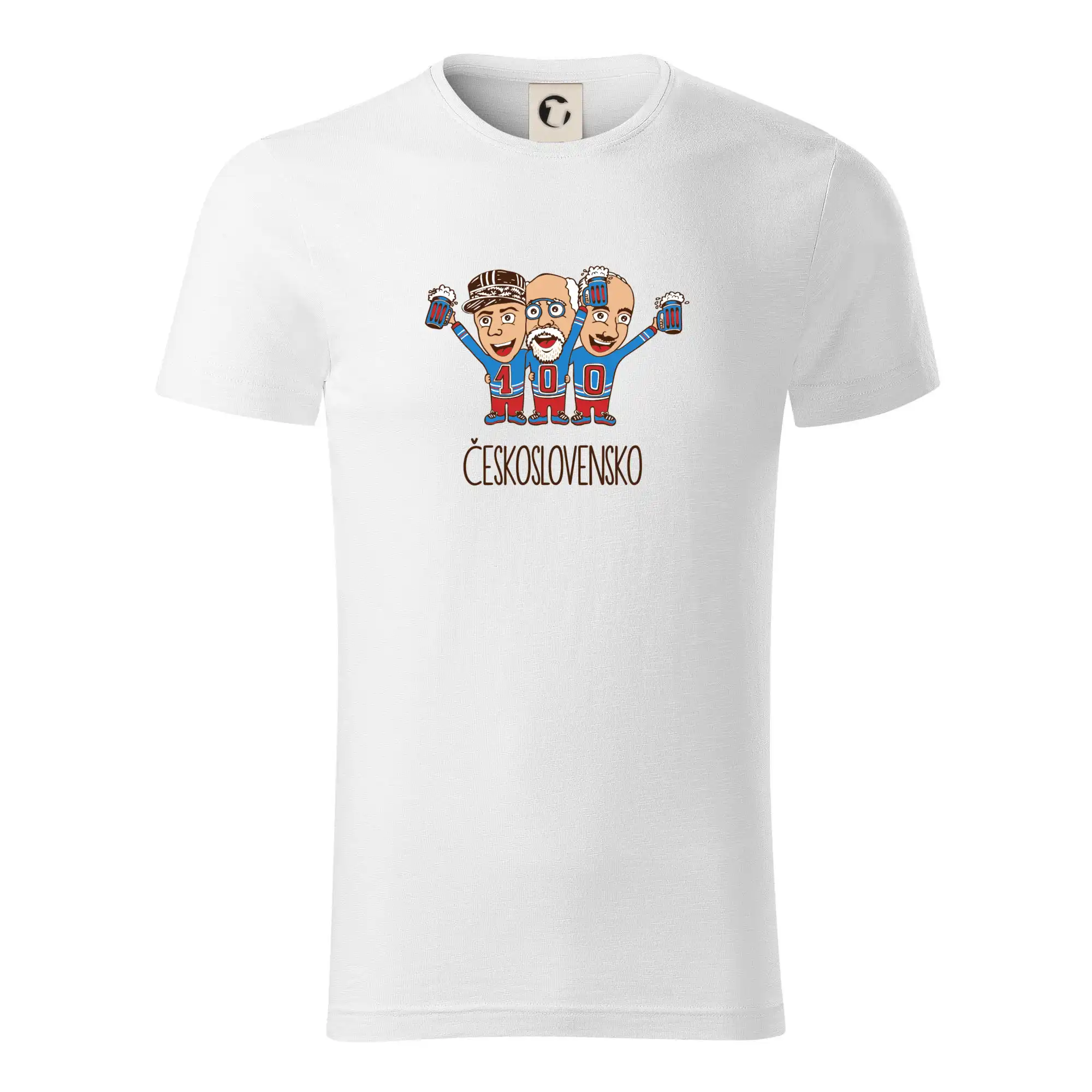 Politické tričká - Československo 100 let - pivo (Pecka design) - Tričko z organickej bavlny