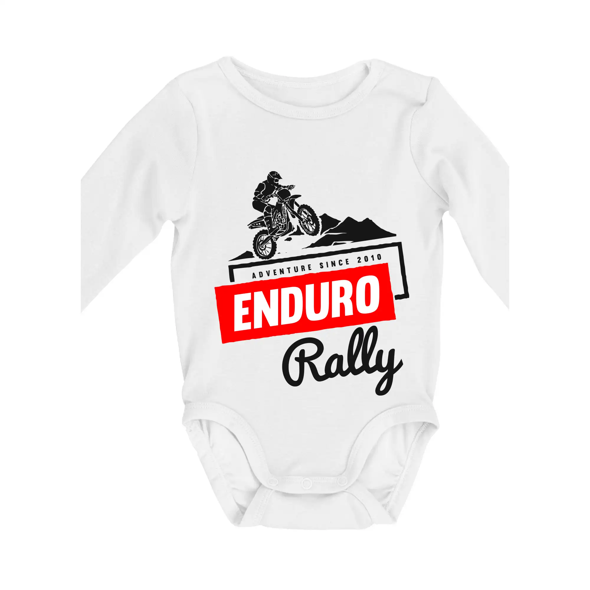 Motocross tričká - Enduro rally - Body dojčenské s dlhým rukávom