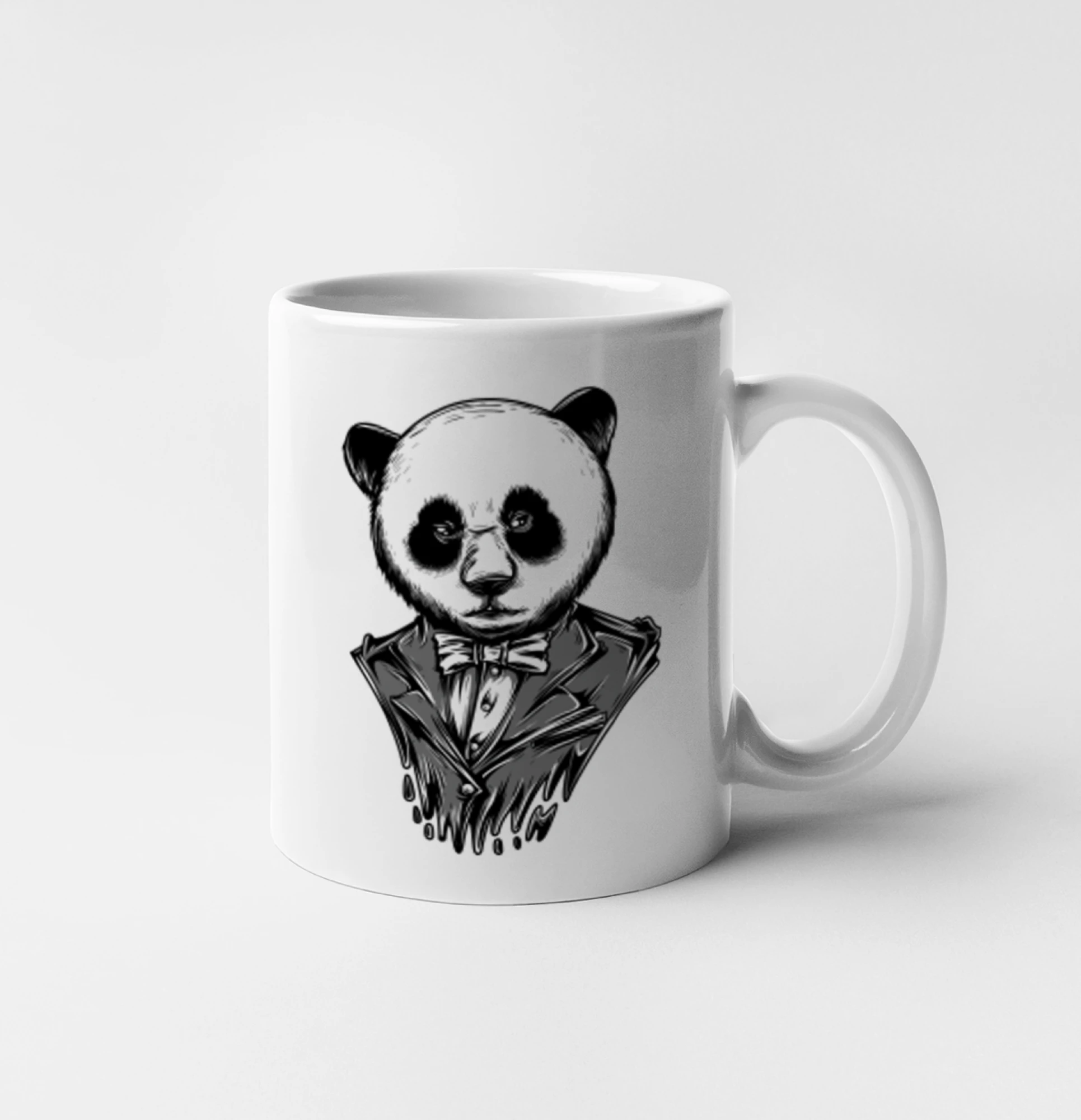 Grafické tričká - Panda gentleman - Hrnček 