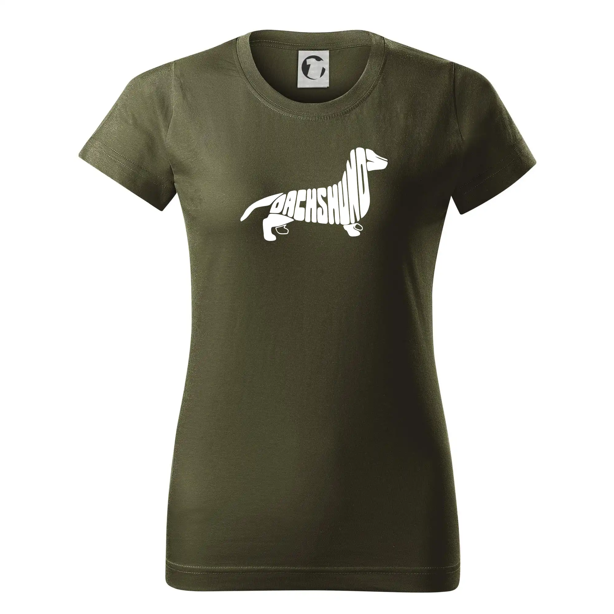 Tričká s motívom jazvečíka - Jazvečík - Dachshund - Dámske tričko basic - ľahko voľnejšie a dlhšie