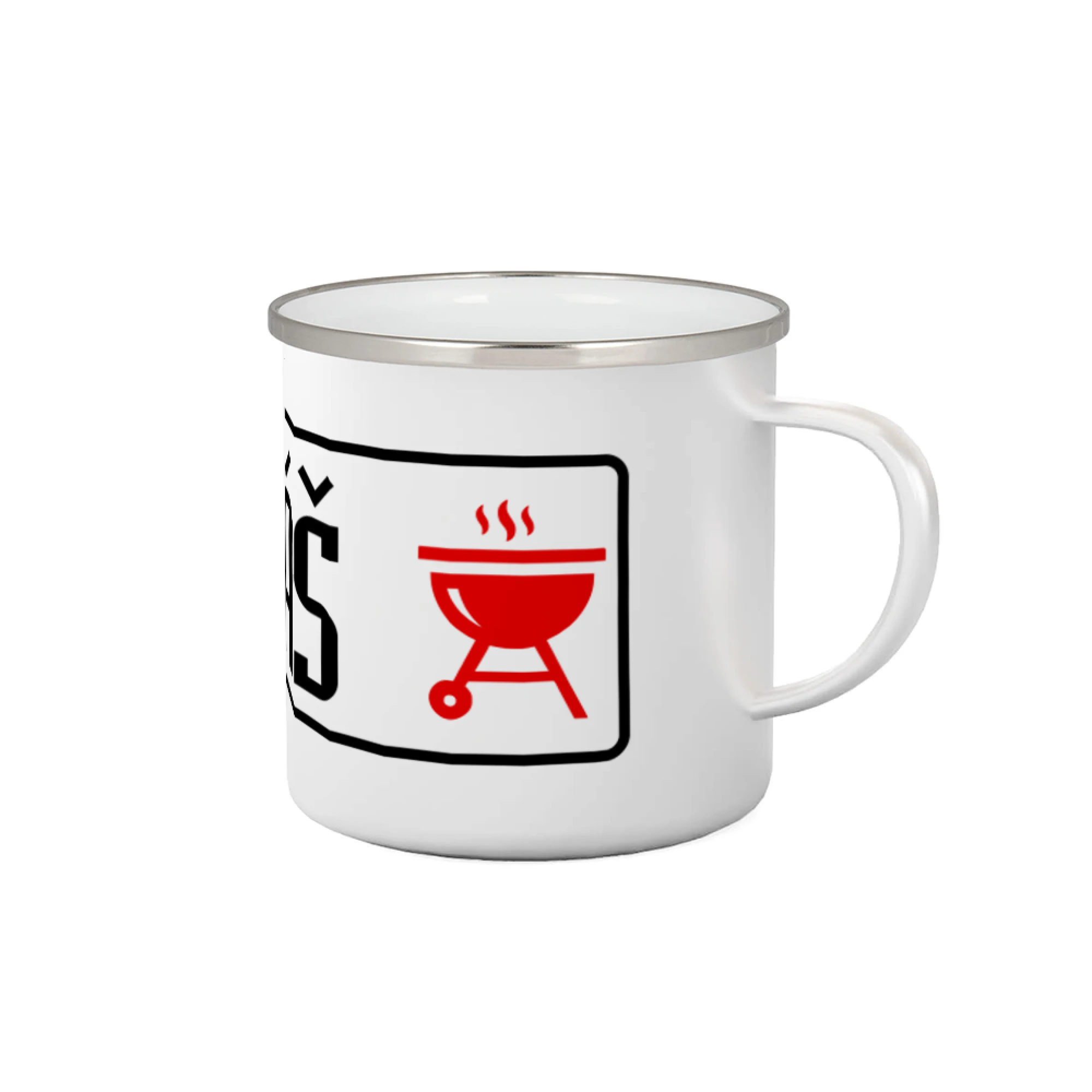 Tričká a zástery na grilovanie - Tričko na grilovanie s vlastným menom - Plecháčik