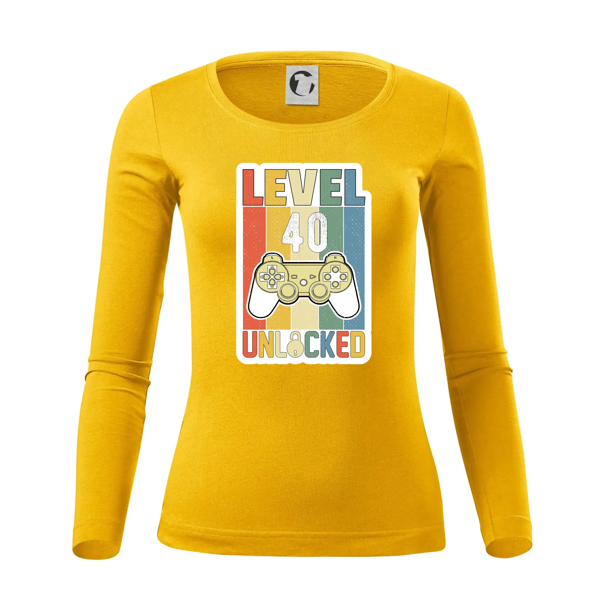 Tričká k narodeninám - Gaming narodeniny 40 - Dámske tričko FIT-T LS - zužené