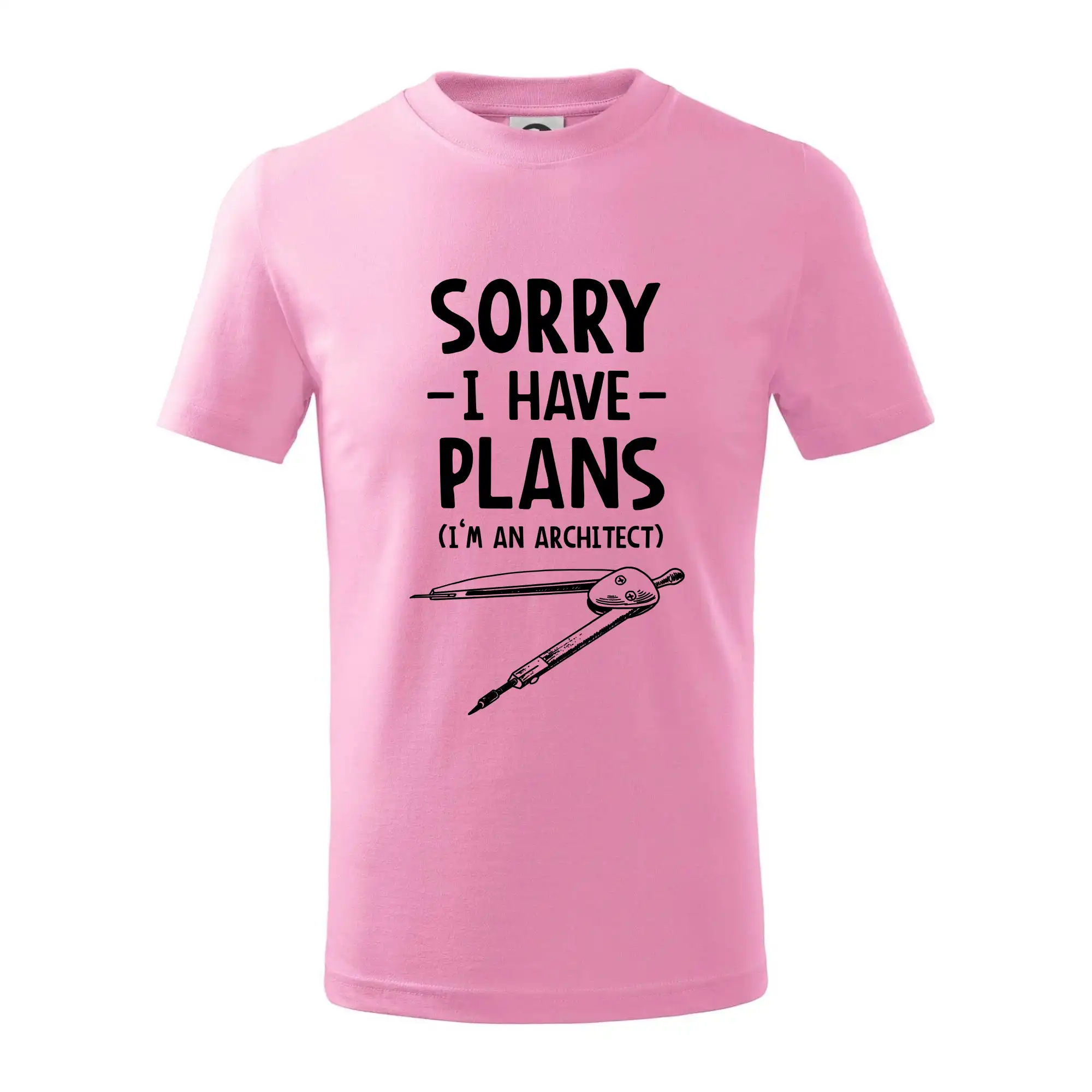 Vtipné tričká do práce - Sorry I have plans - architect - Tričko detské bavlnené