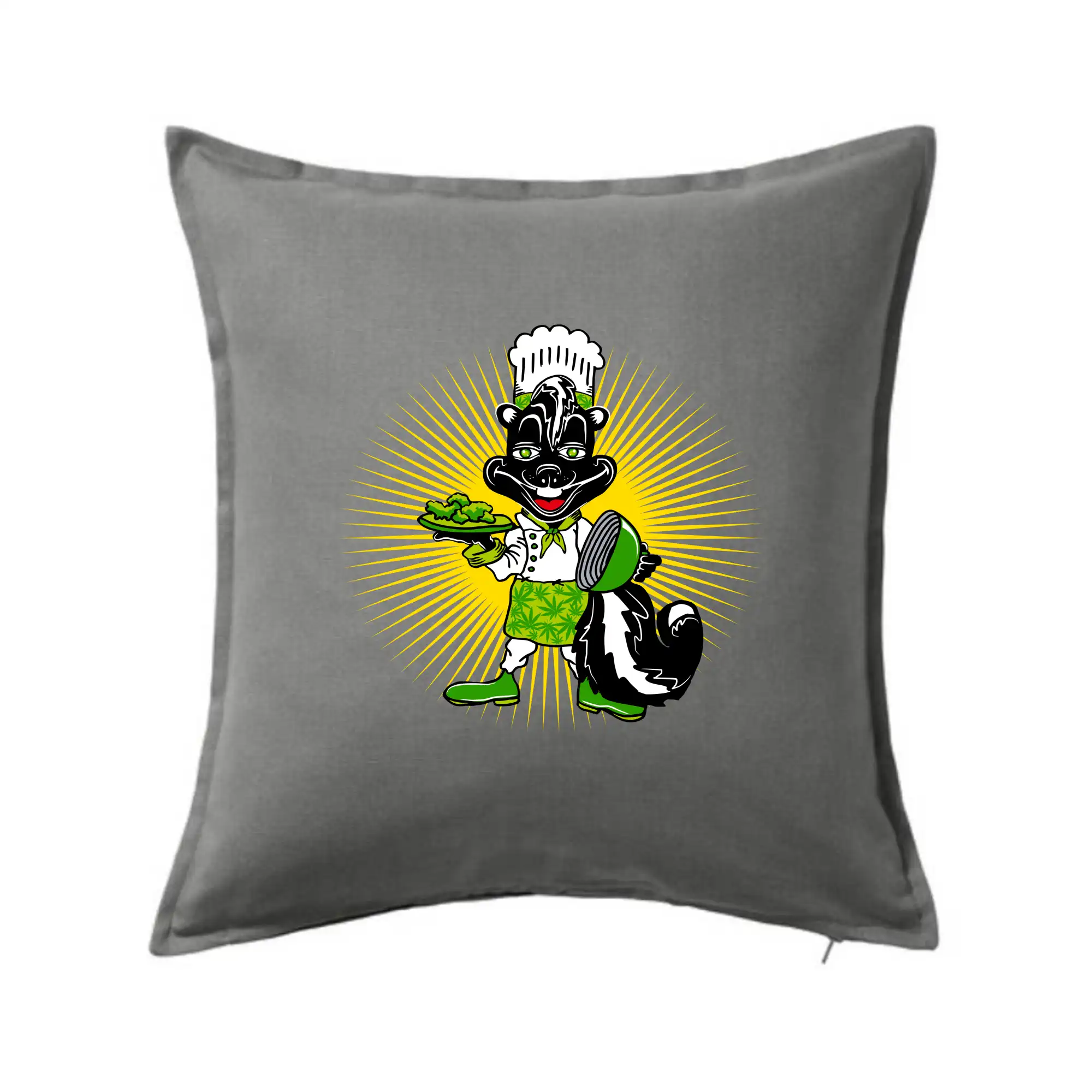 Kuchár a pekár - Skunk kuchár (Pecka design) - Vankúš 50x50