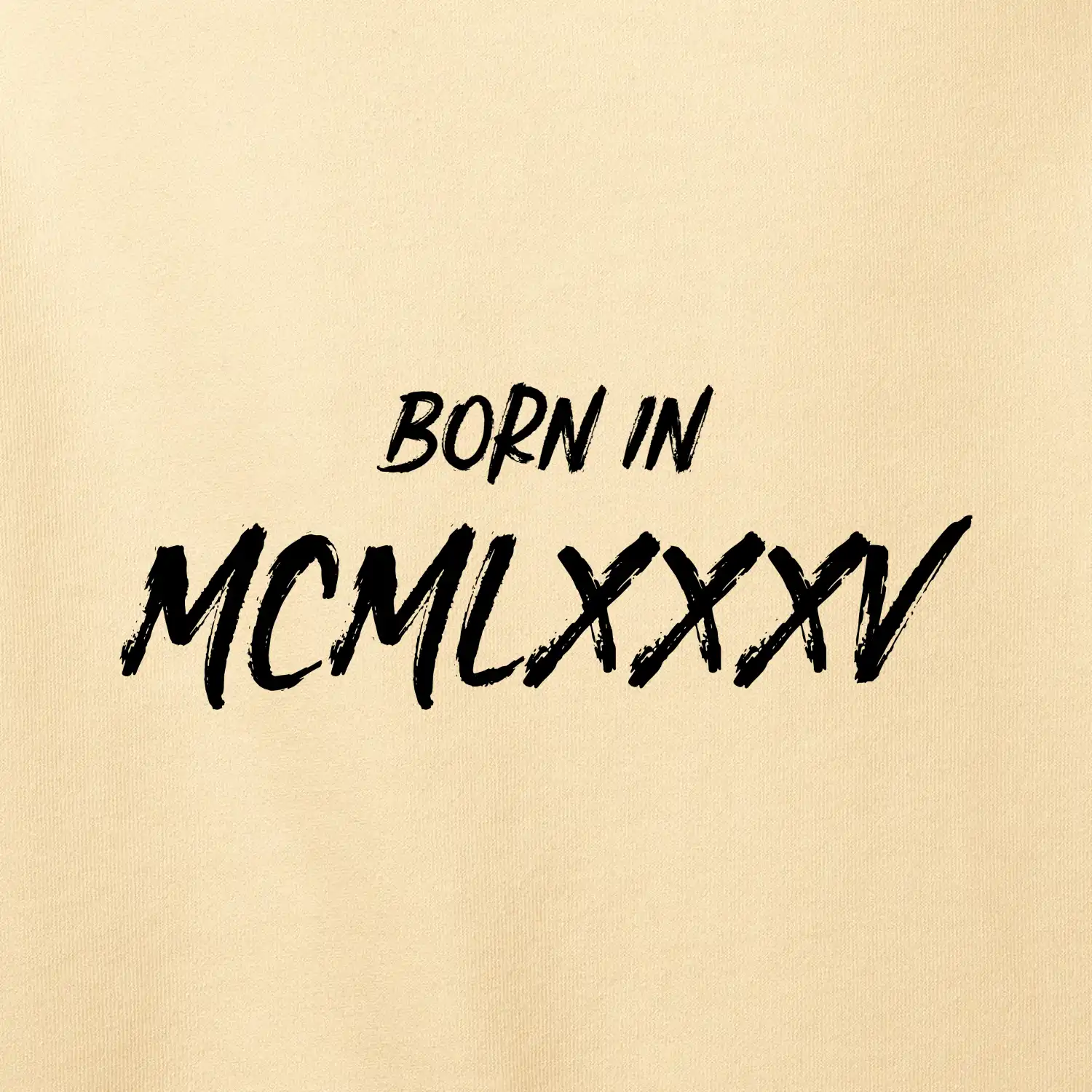 Born in - Římské číslo 1985