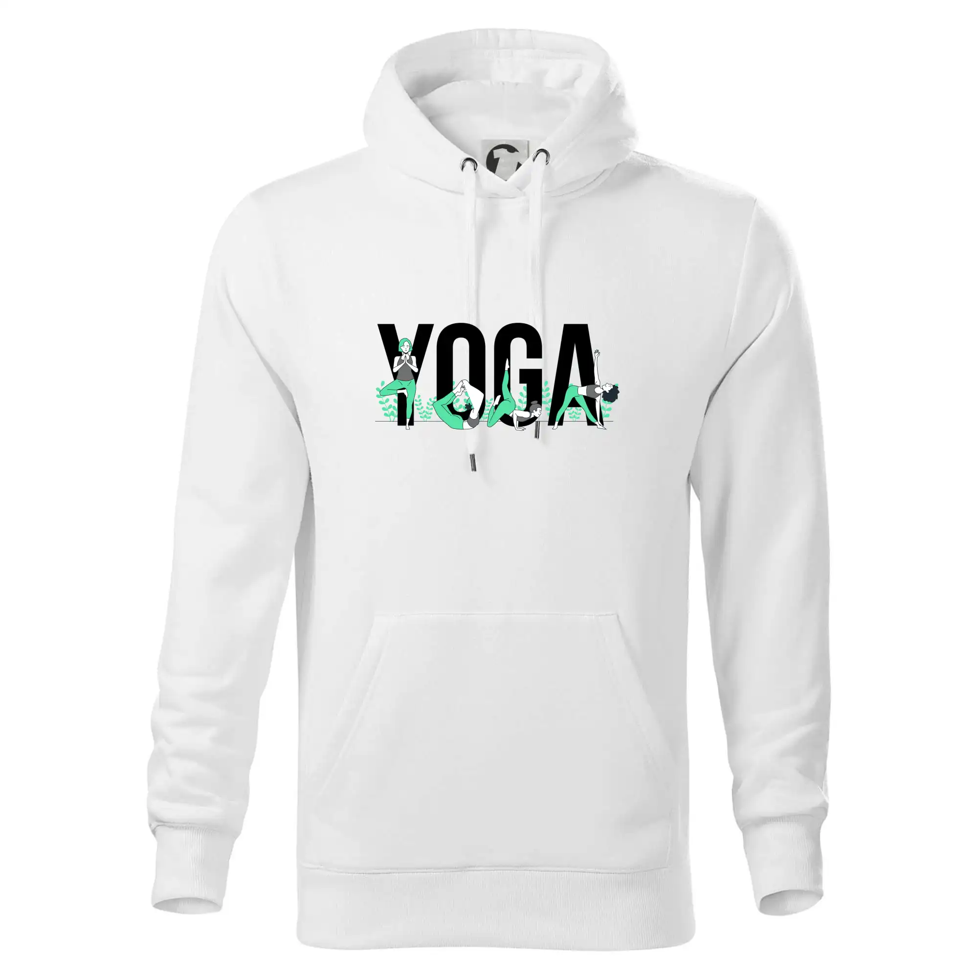 Yoga nápis barevný