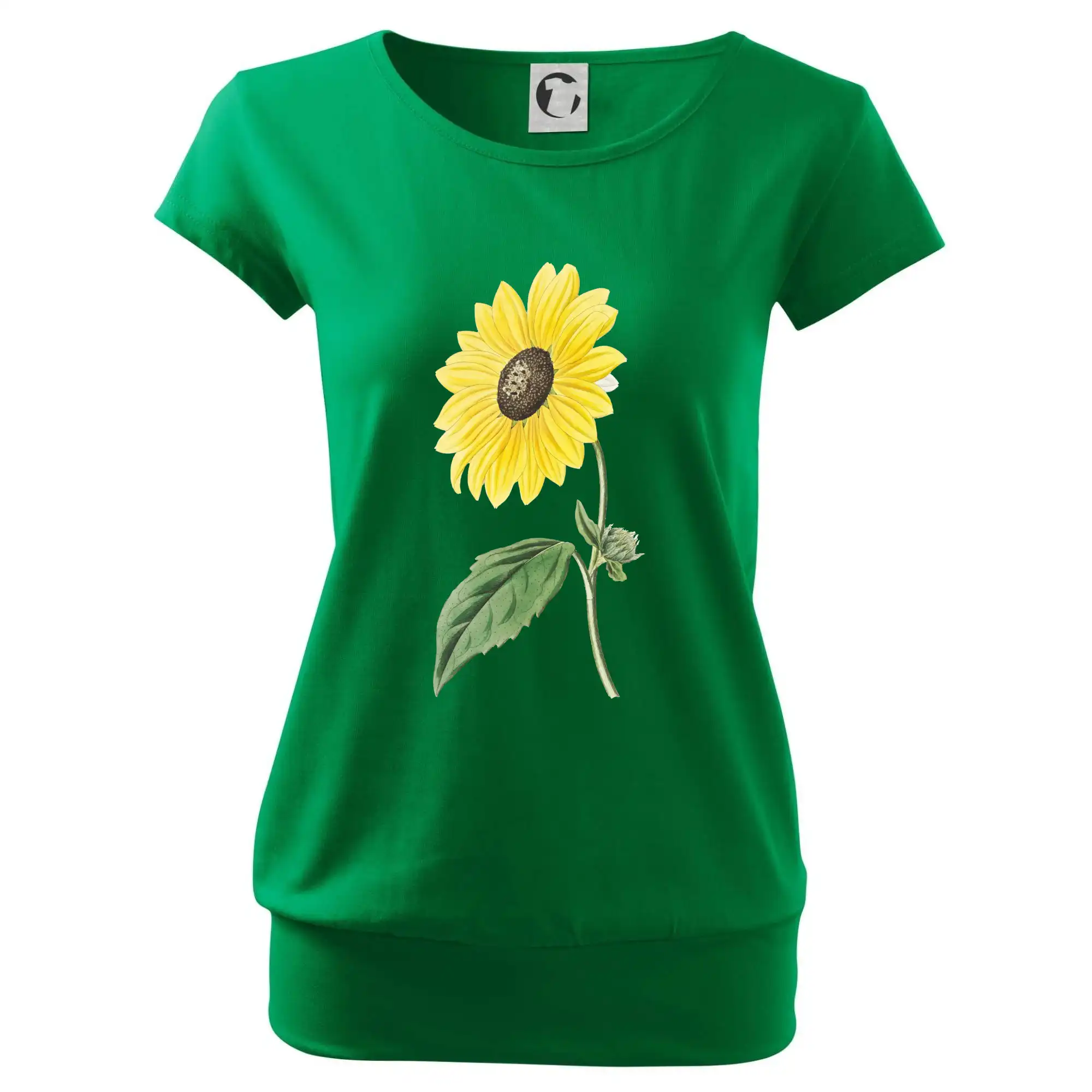 Slunečnice otočená