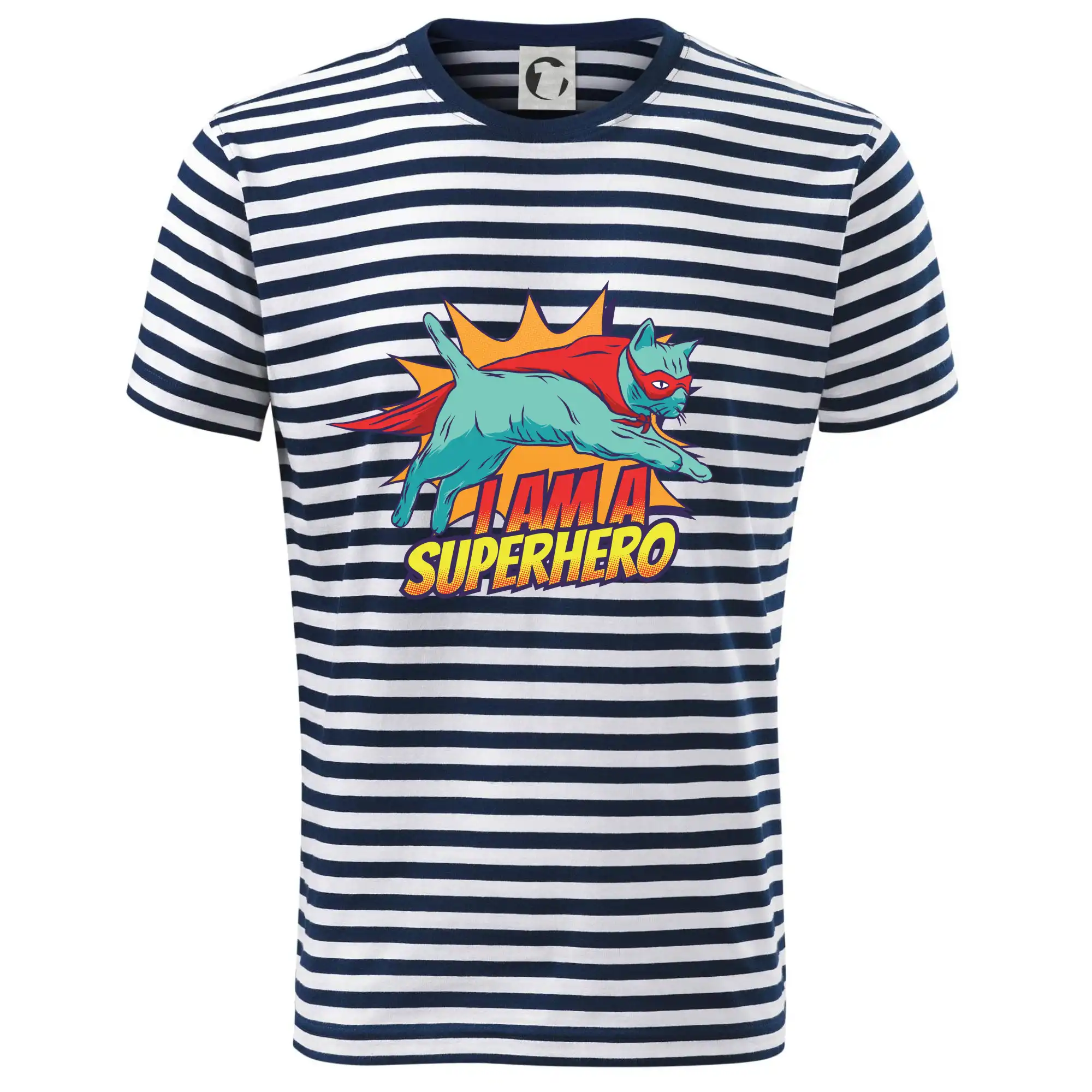 Vtipná tričká s mačkou - Mačka I am a Superhero - Dětské triko na vodu